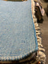 The General 4x5.9 Blue Hand-woven Durrie Rug