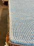 The General 4x5.9 Blue Hand-woven Durrie Rug