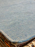 The General 4x5.9 Blue Hand-woven Durrie Rug