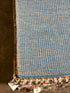 The General 4x5.9 Blue Hand-woven Durrie Rug