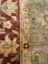Sage Shirley 3.9x5.7 Afghani Oushak Sage Green Rug
