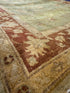 Sage Shirley 3.9x5.7 Afghani Oushak Sage Green Rug