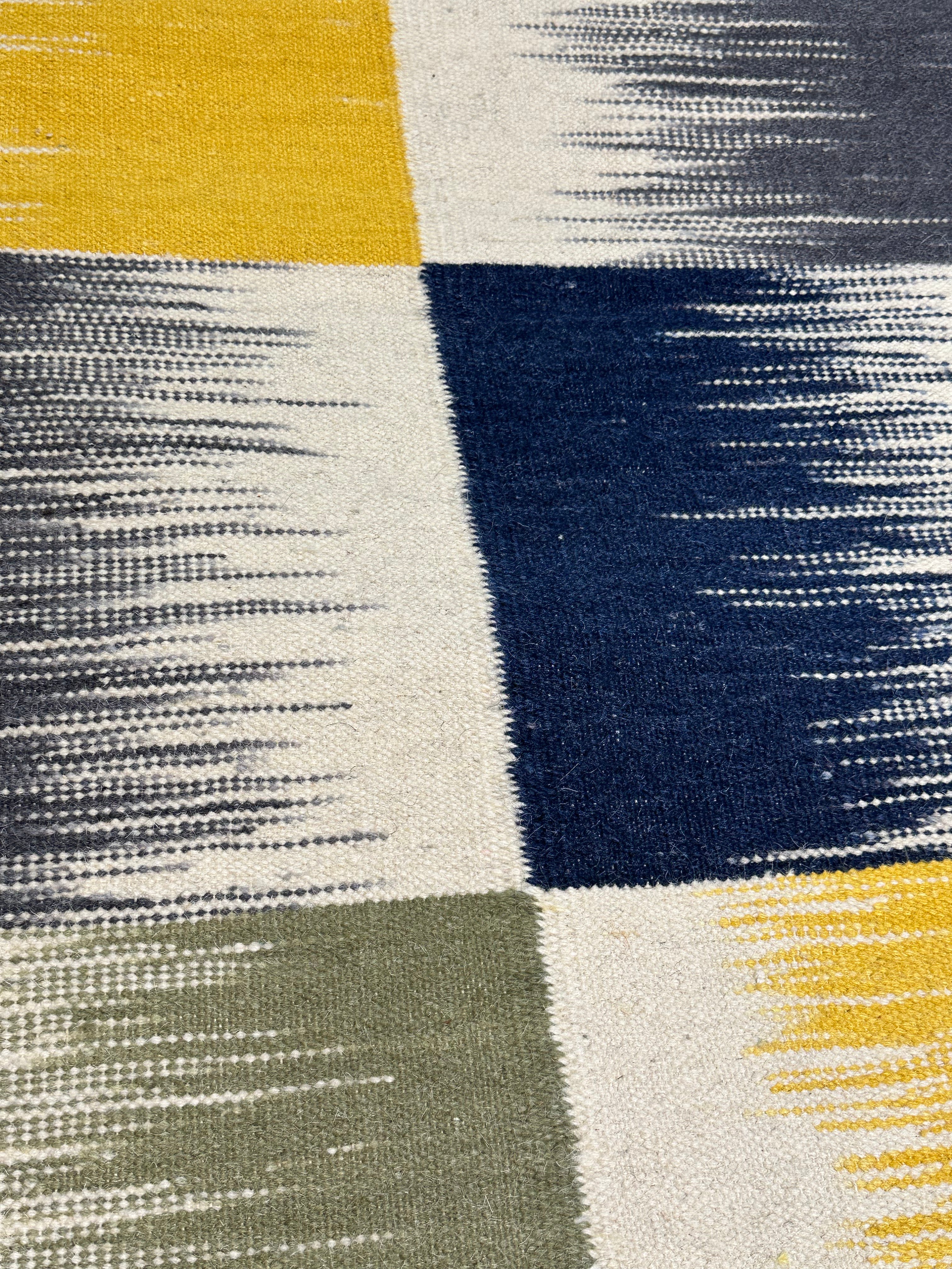 Ron Weiner 4x6 Handwoven Durrie Rug (Multiple Styles)