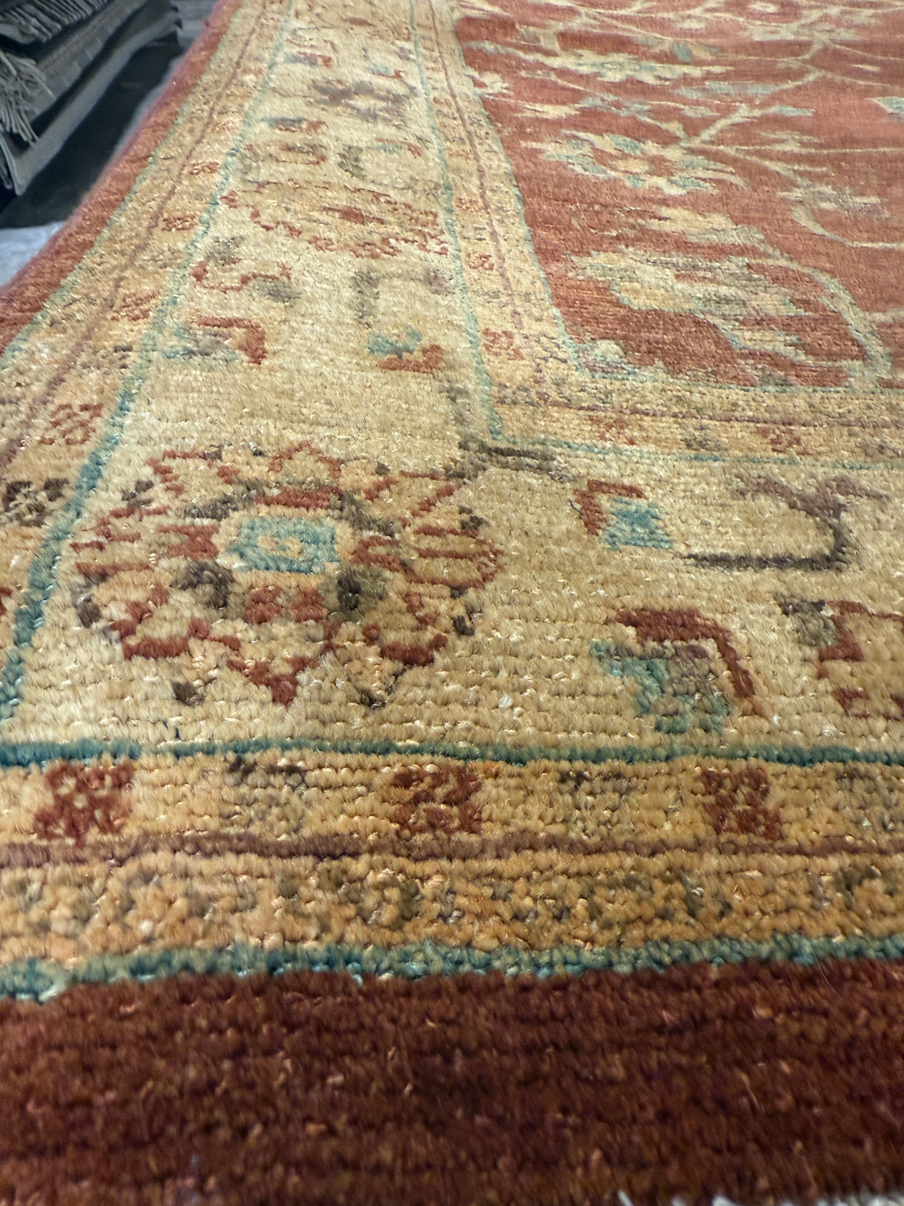 Parker Paige 4.2x6 Afghani Oushak Brown Rug