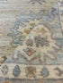 Alexandria Arnold 8.1x9.11 Blue Afghani Whitewashed Oushak