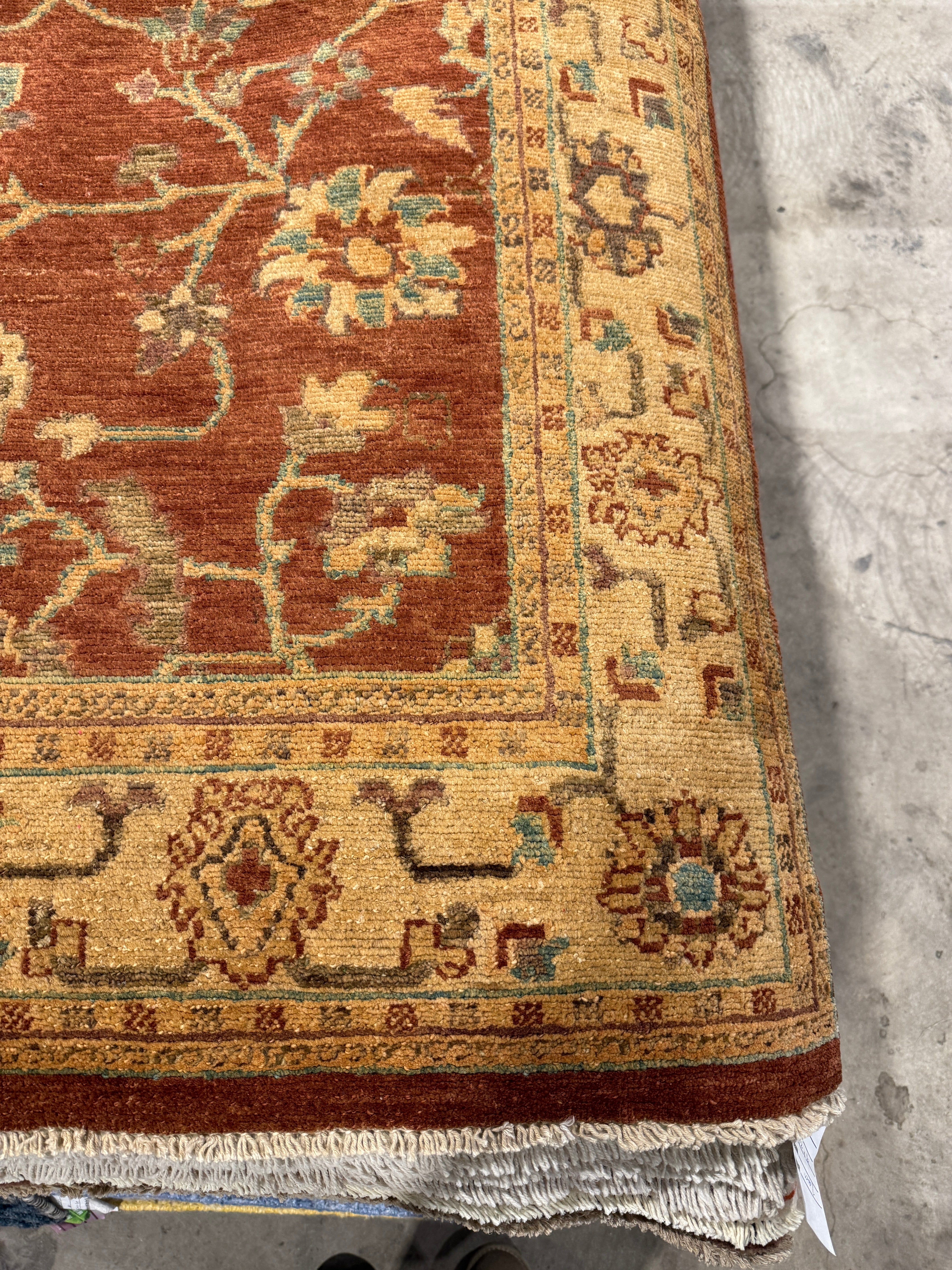 Parker Paige 4.2x6 Afghani Oushak Brown Rug