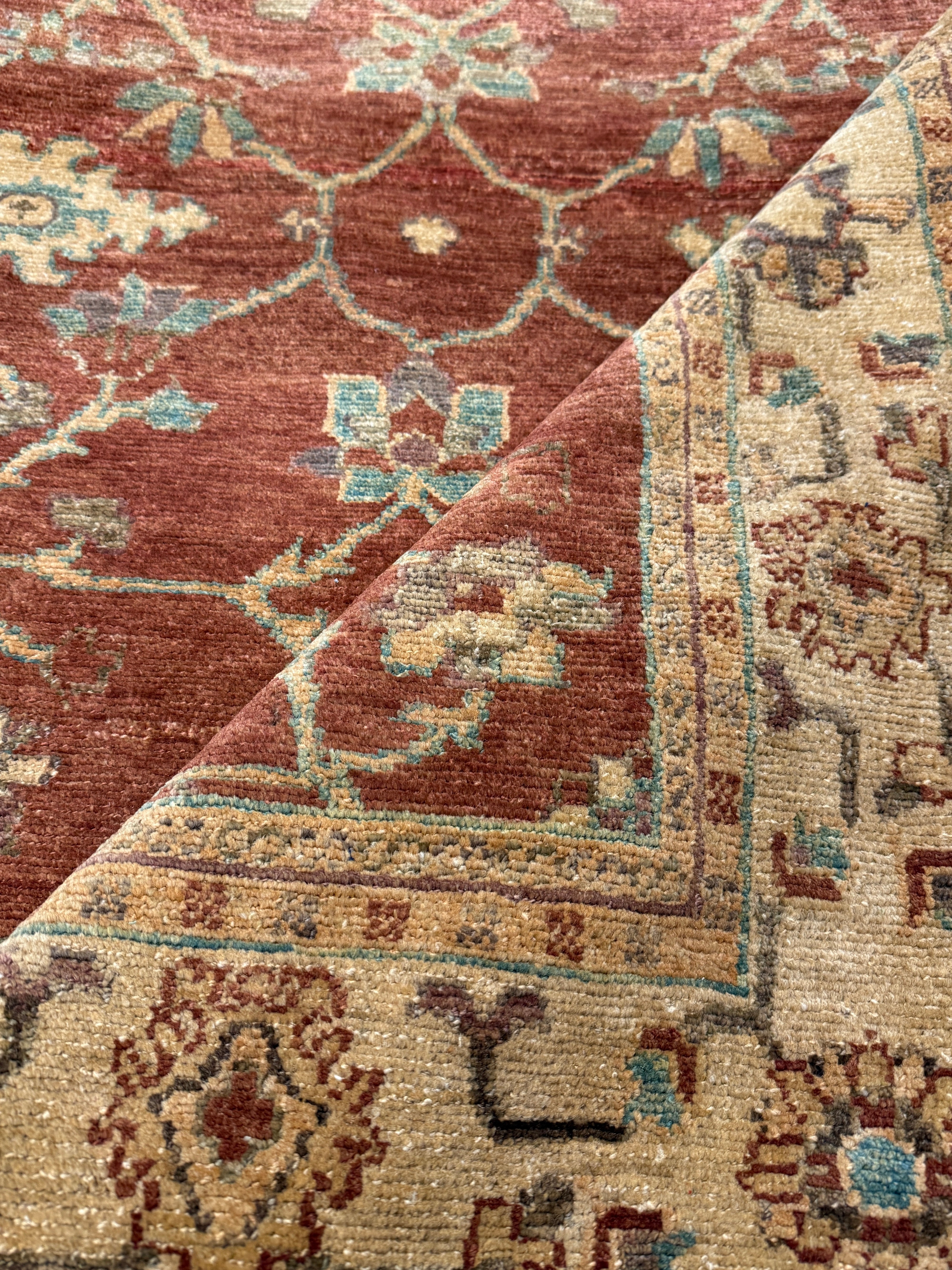 Parker Paige 4.2x6 Afghani Oushak Brown Rug
