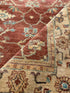 Parker Paige 4.2x6 Afghani Oushak Brown Rug