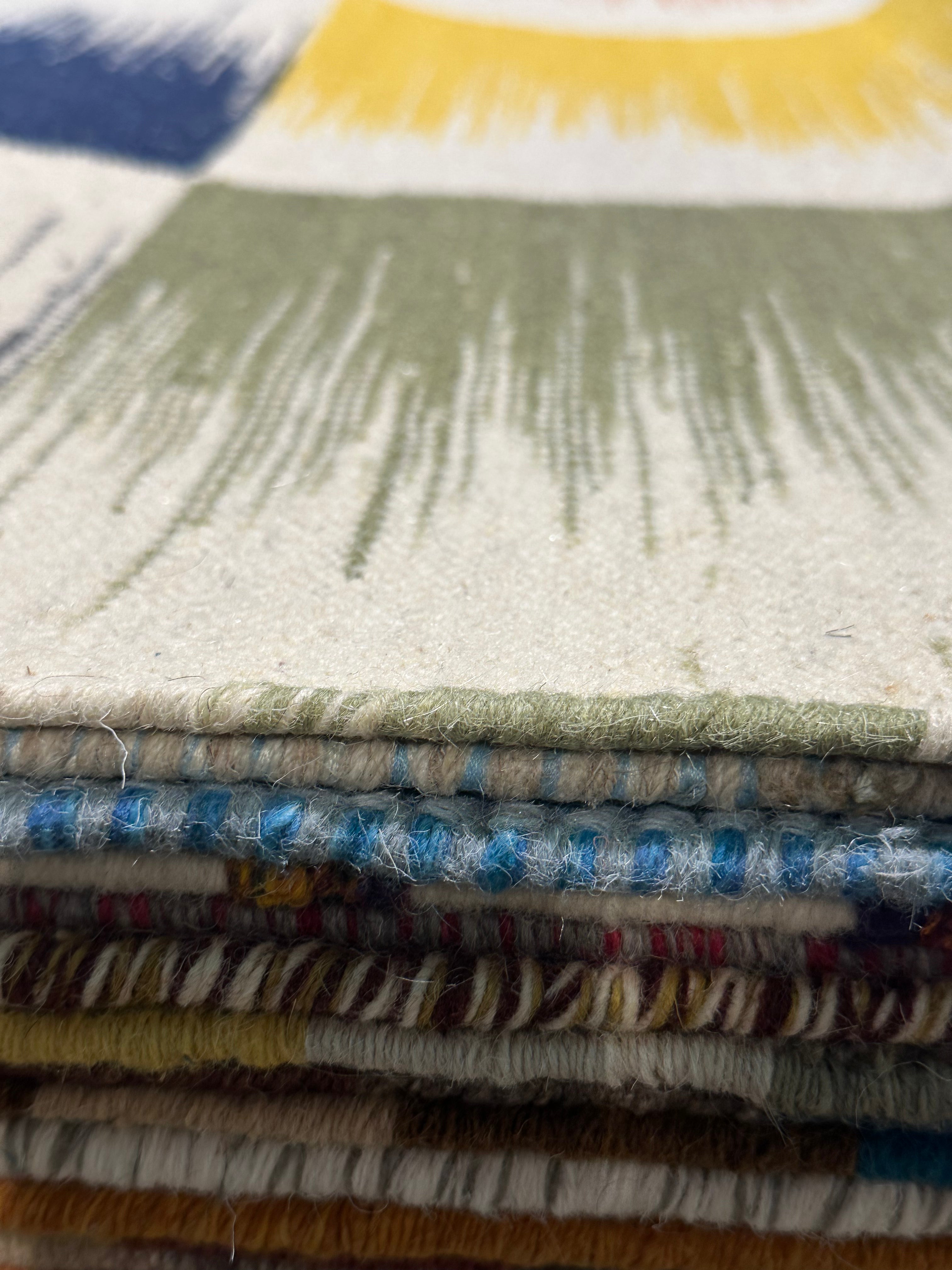 Ron Weiner 4x6 Handwoven Durrie Rug (Multiple Styles)
