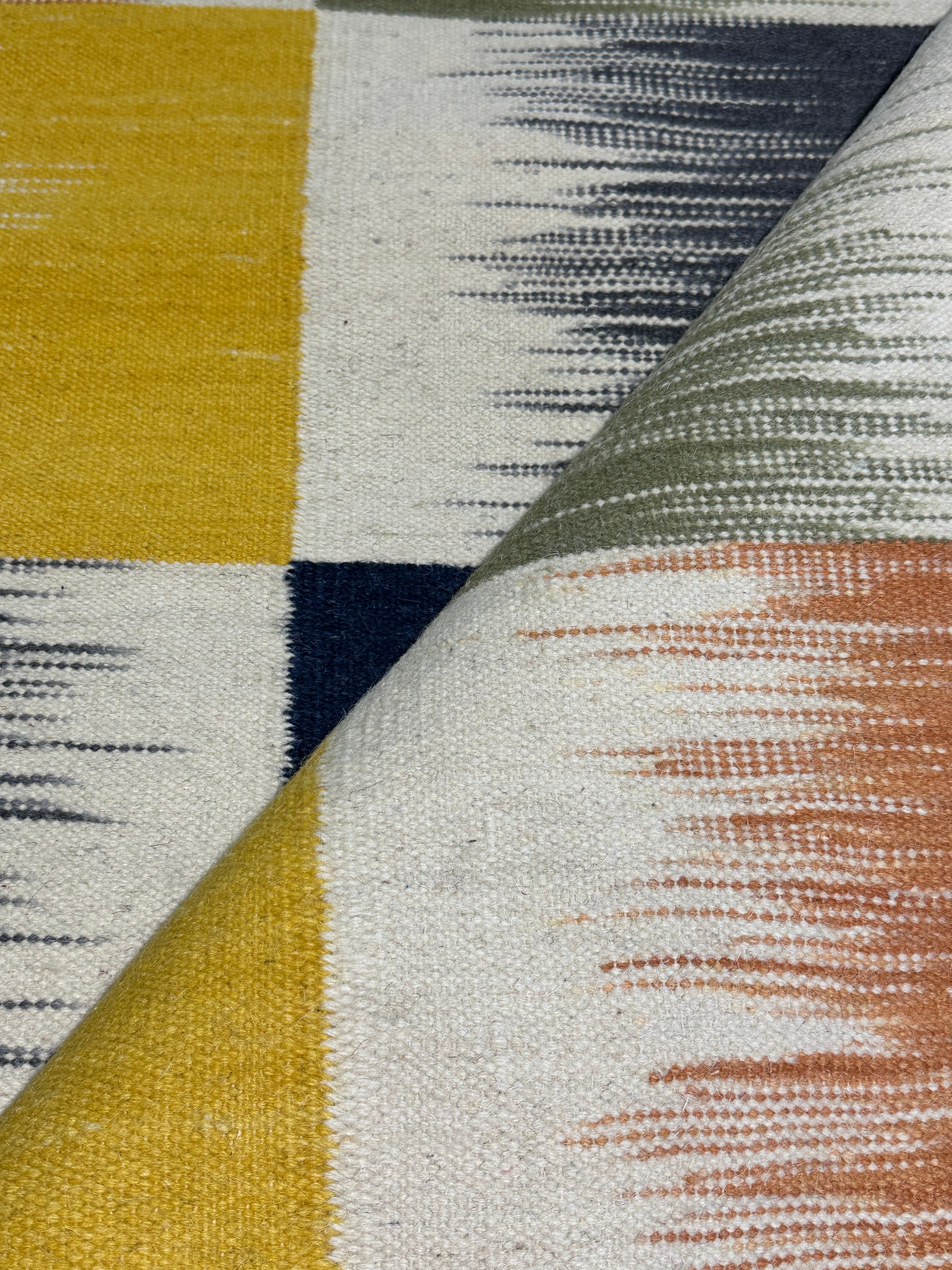 Ron Weiner 4x6 Handwoven Durrie Rug (Multiple Styles)