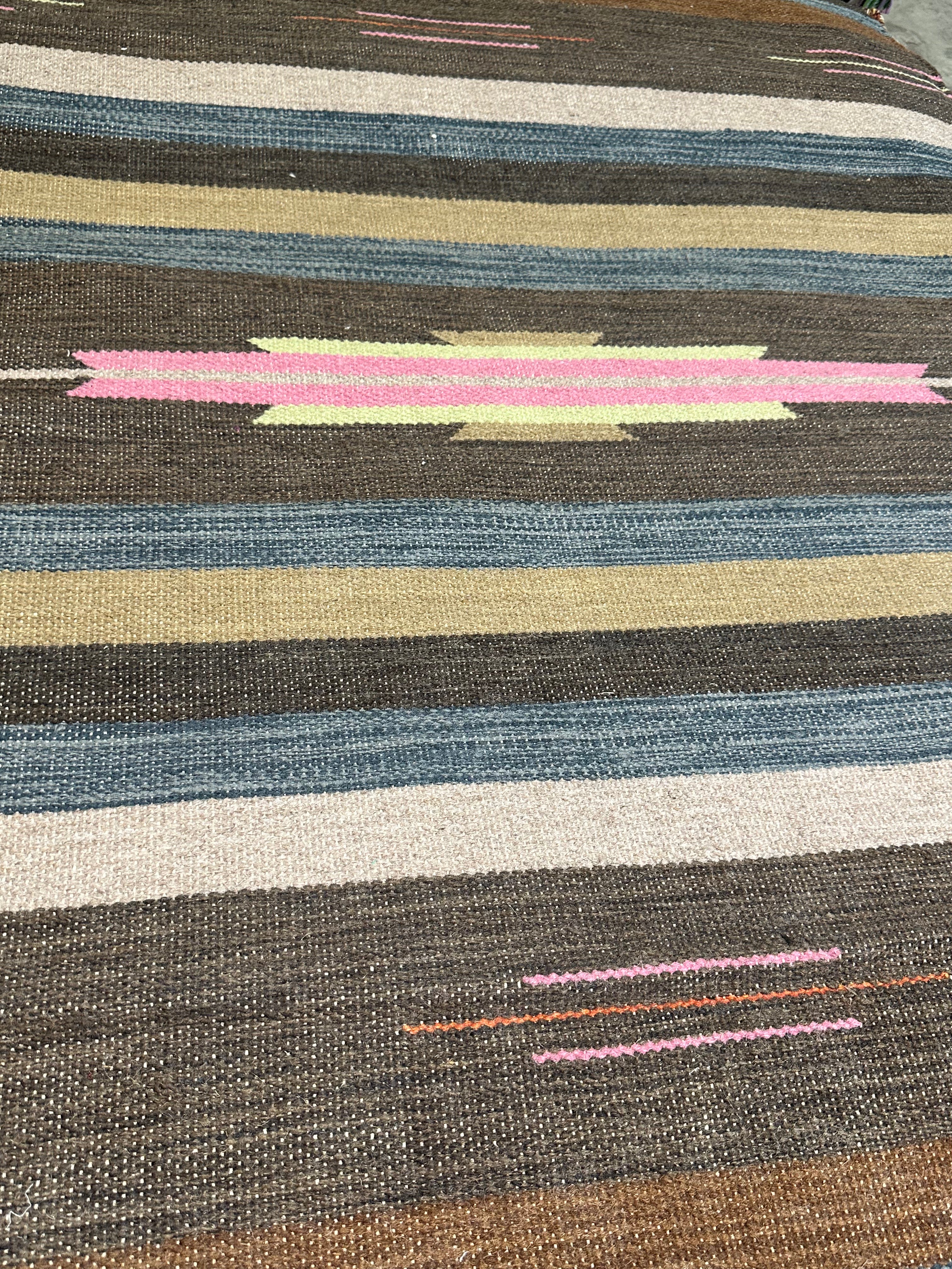 Ron Weiner 4x6 Handwoven Durrie Rug (Multiple Styles)