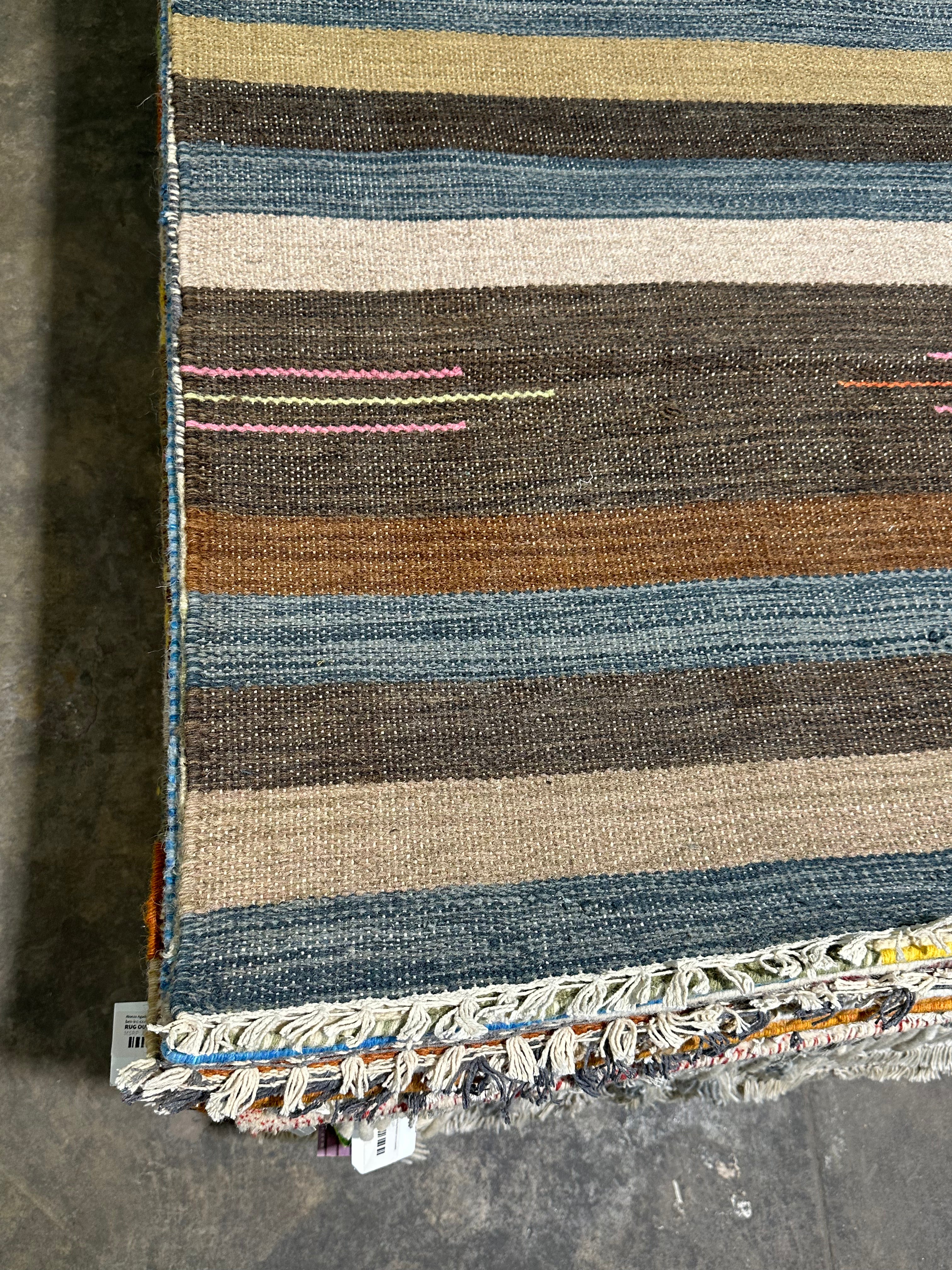 Ron Weiner 4x6 Handwoven Durrie Rug (Multiple Styles)