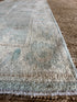 Gigi Grace 2.8x9.8 Blue Afghani Whitewashed Oushak Runner