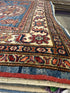 Valeria Cervello 4.2x6.5 Afghani Kazak Blue Rug