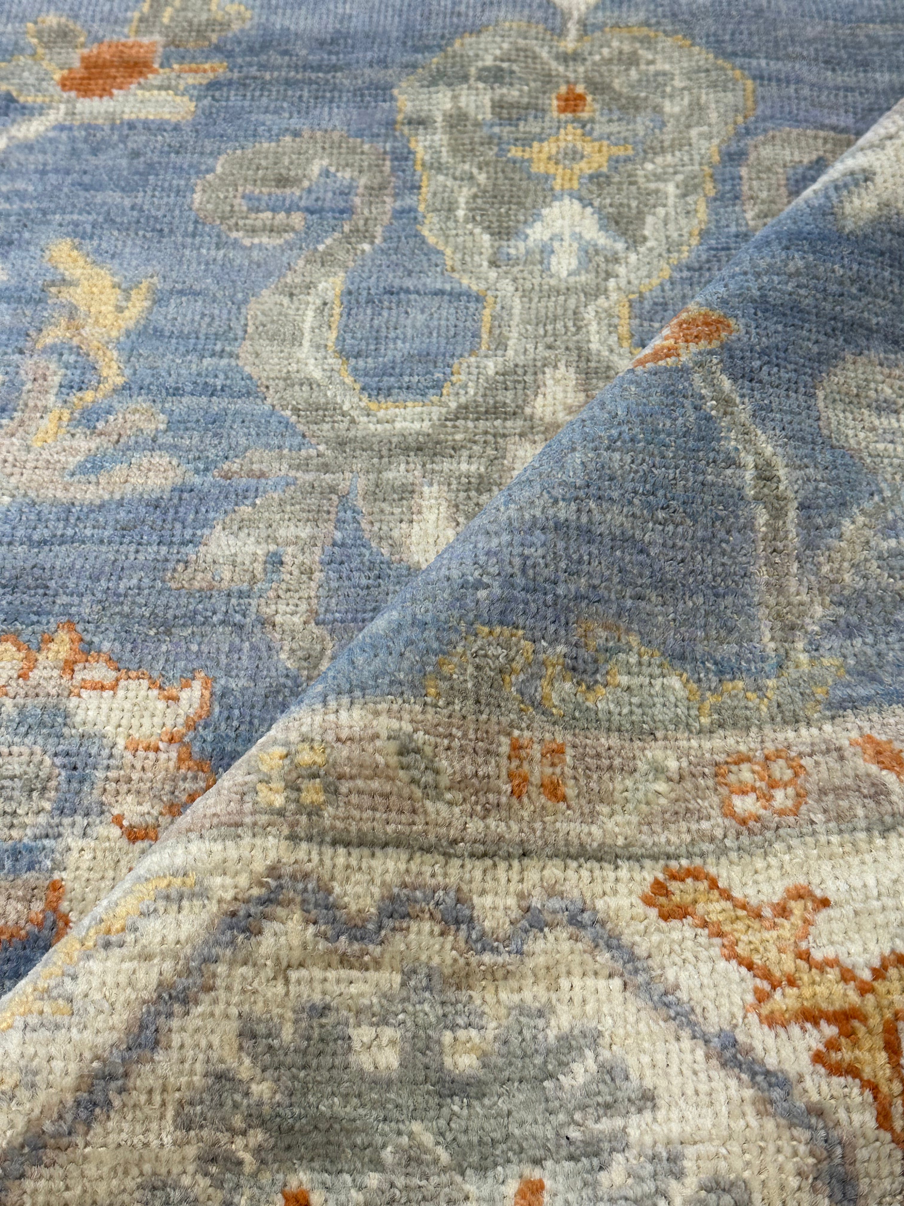 Sue Elliott-Nichols 6x8.9 Afghani Colorful Oushak