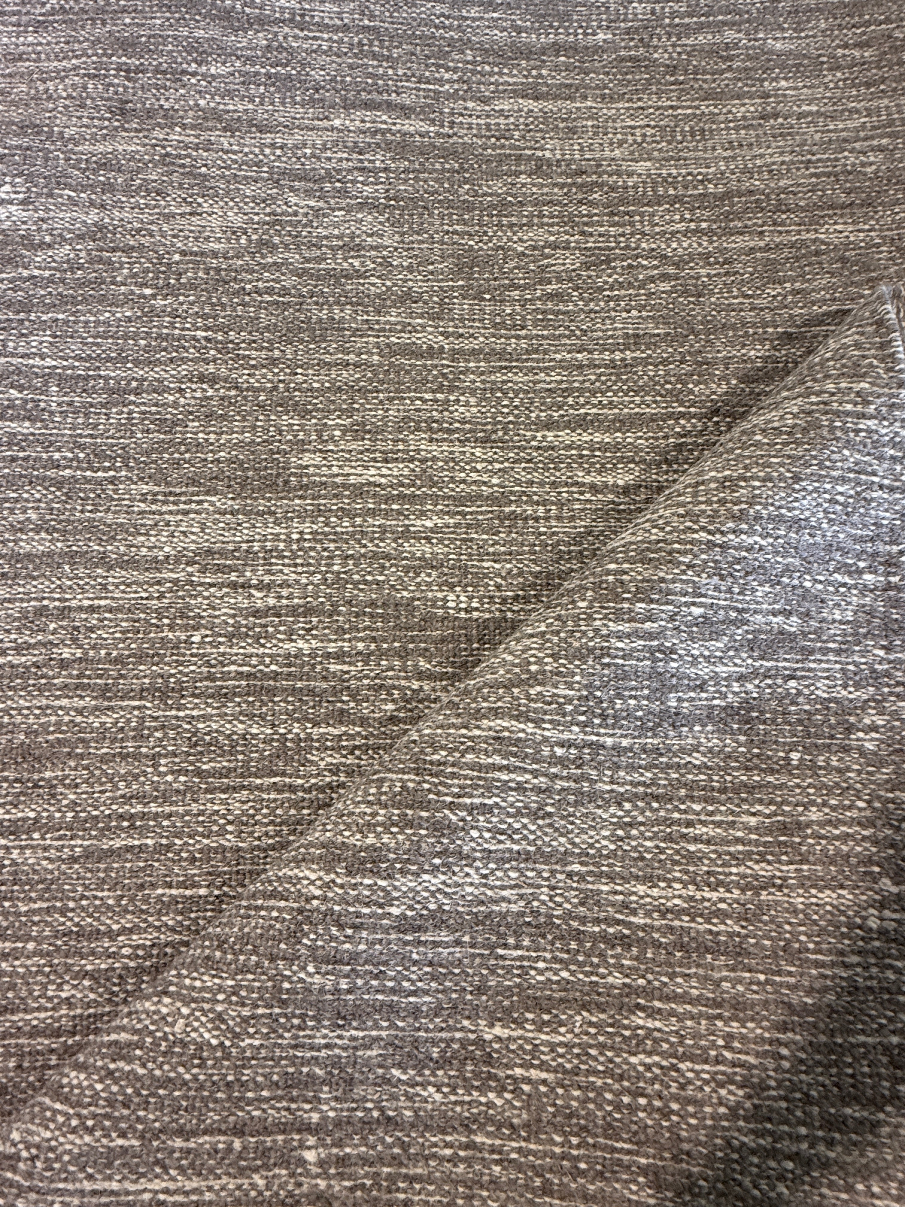 Matt Labagh 6.9x9.6 Light Grey Handwoven Modern Rug
