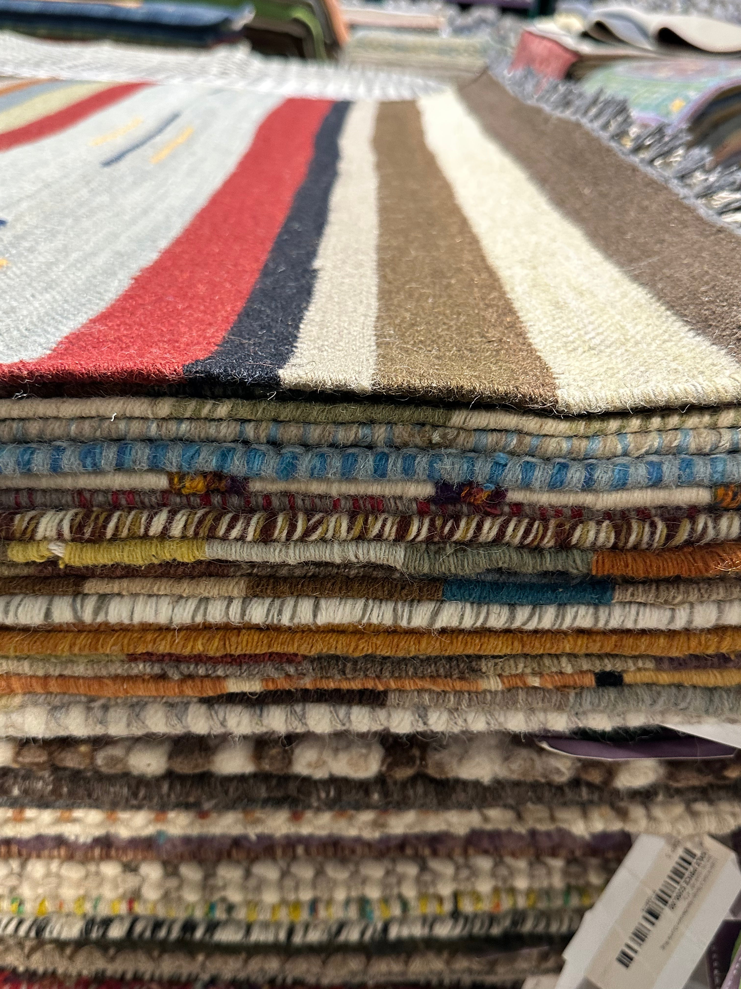 Ron Weiner 4x6 Handwoven Durrie Rug (Multiple Styles)