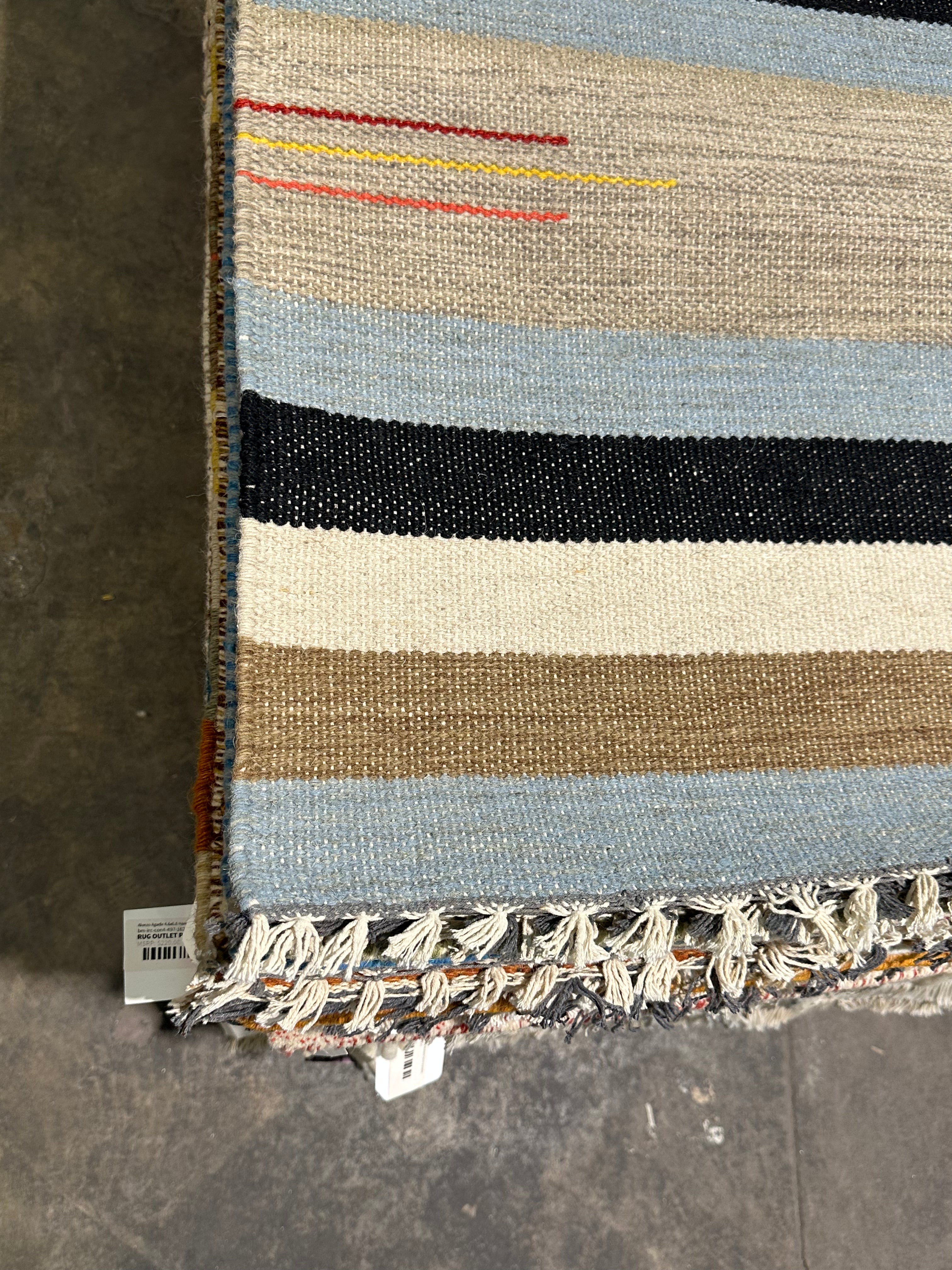 Ron Weiner 4x6 Handwoven Durrie Rug (Multiple Styles)