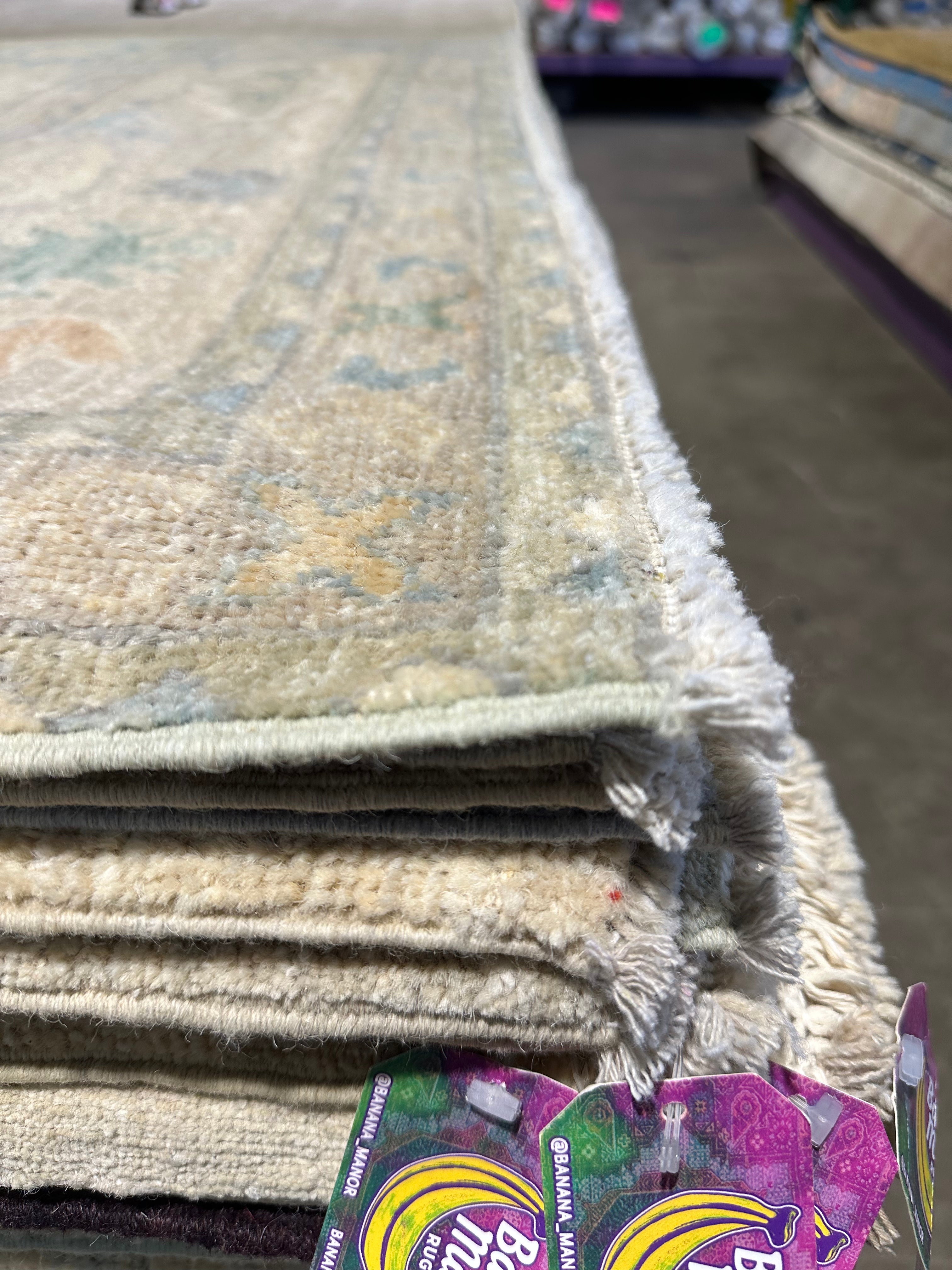 Wendy Elliott 5.9x7.10 Afghani Whitewashed Oushak