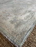 Hillary Moore 3.11x5.11 Blue Afghani Whitewashed Oushak