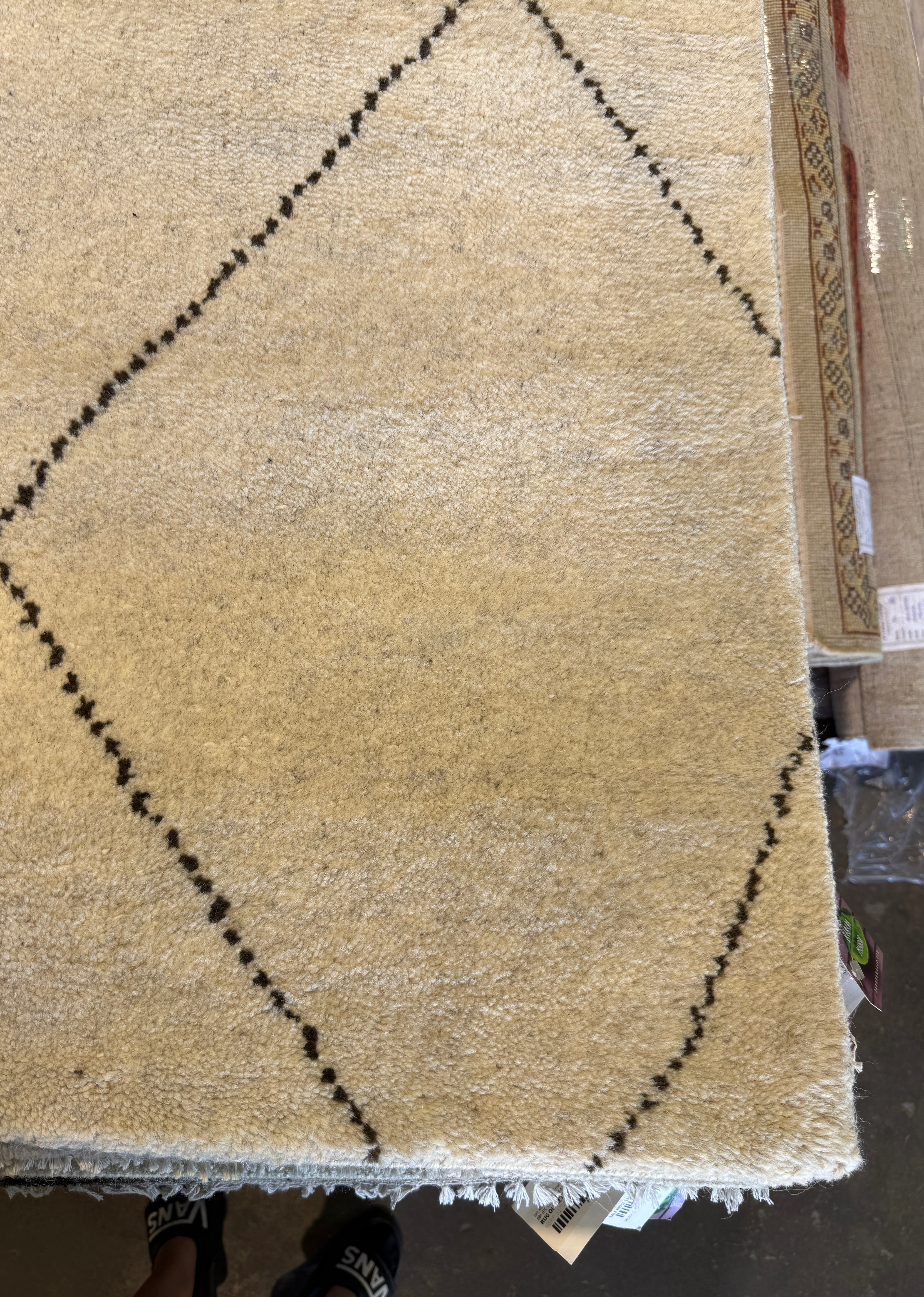 François Arnaud Beige Hand-Knotted Moroccan Style Rug (Multiple Sizes)