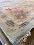 Pearl McKearn 8x10 Multi Color Hand-Knotted Oushak Rug