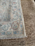 Aspen 6.2x9.2 Cream Afghani Whitewashed Oushak