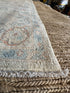 Aspen 6.2x9.2 Cream Afghani Whitewashed Oushak