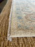 Aspen 6.2x9.2 Cream Afghani Whitewashed Oushak