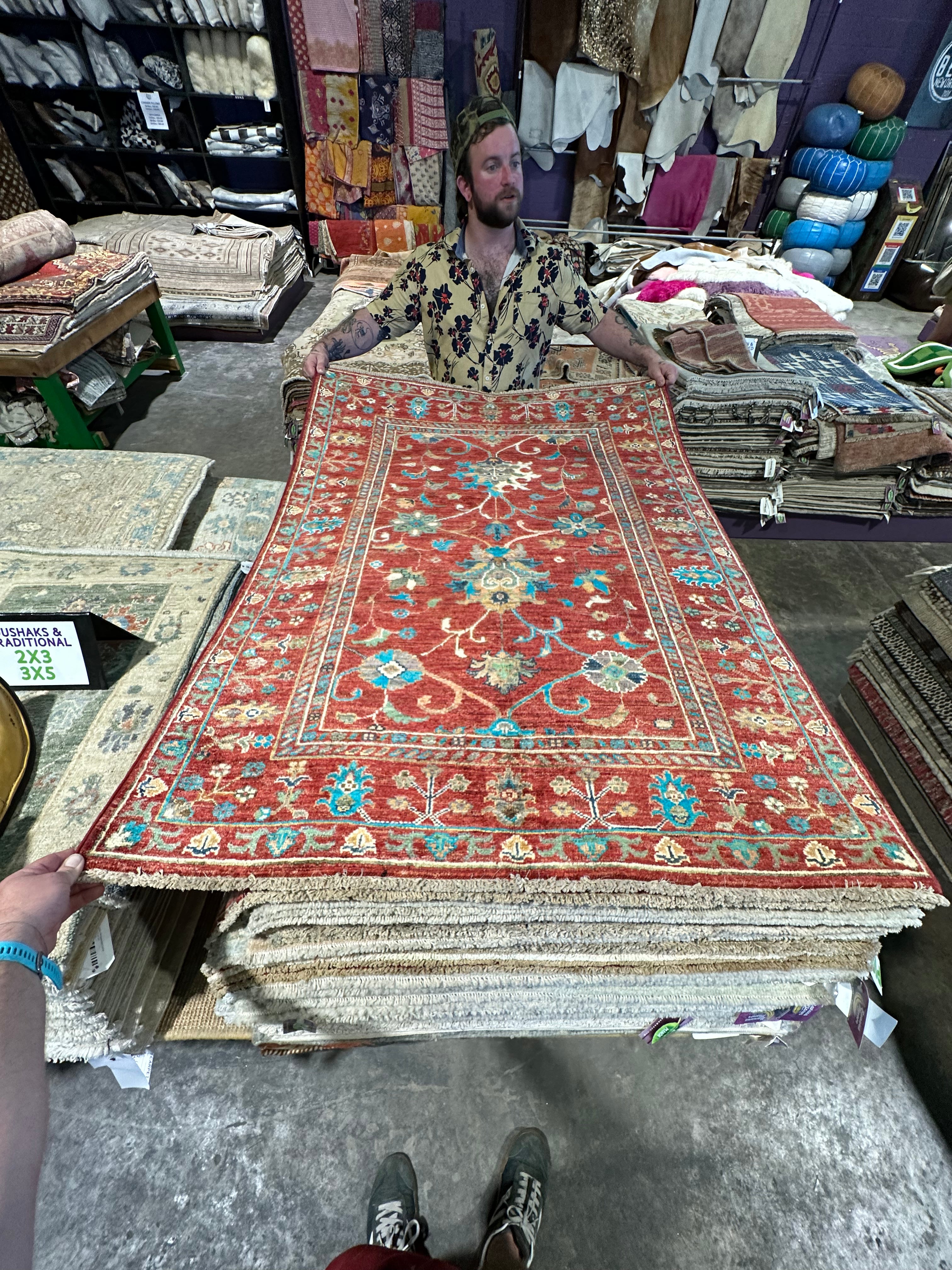 Jamiyka Jones 3.7x4.10 Afghani Sultani