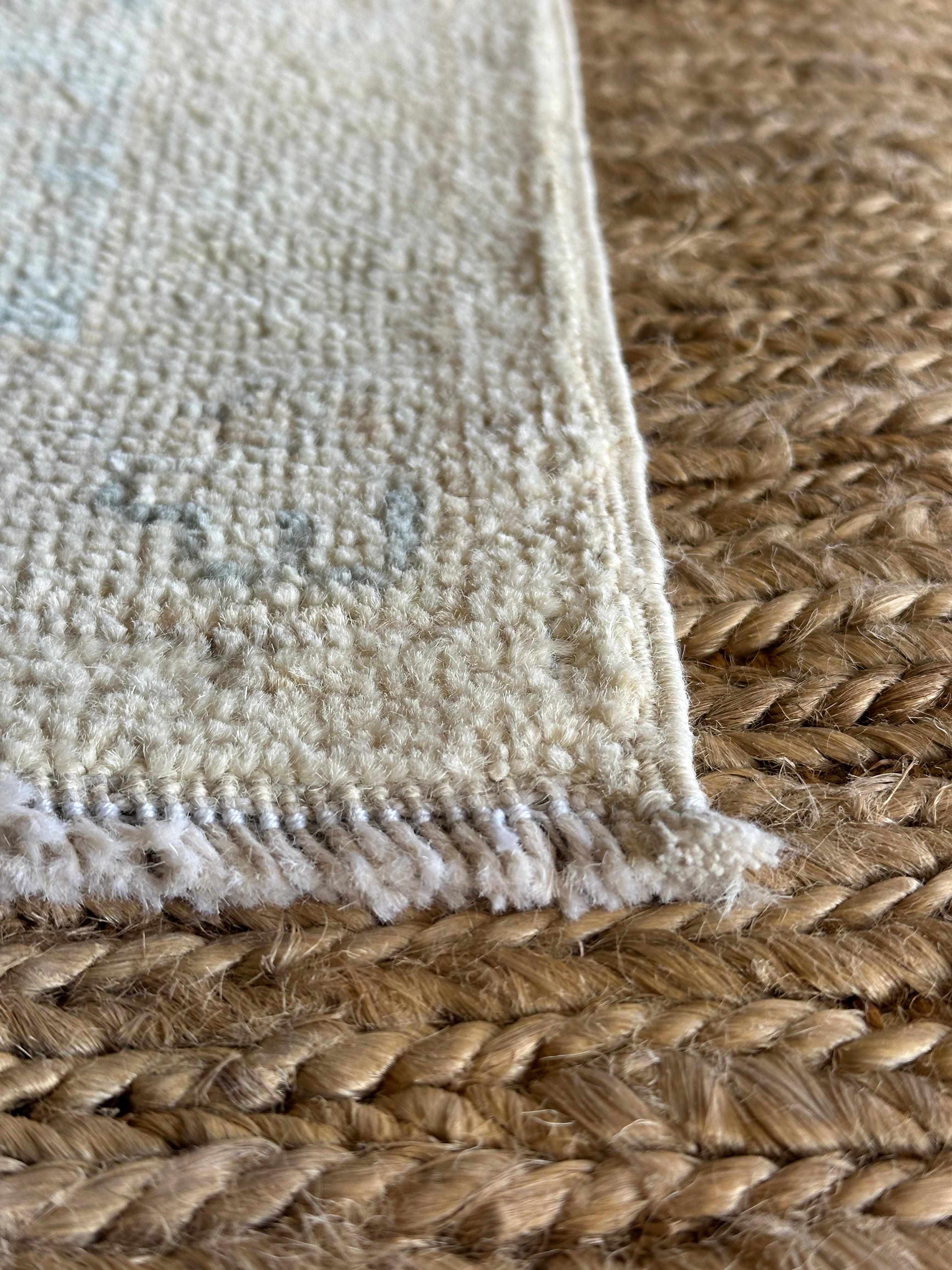 Jessica Irvine Drake 8.2x10 Cream Afghani Whitewashed Oushak