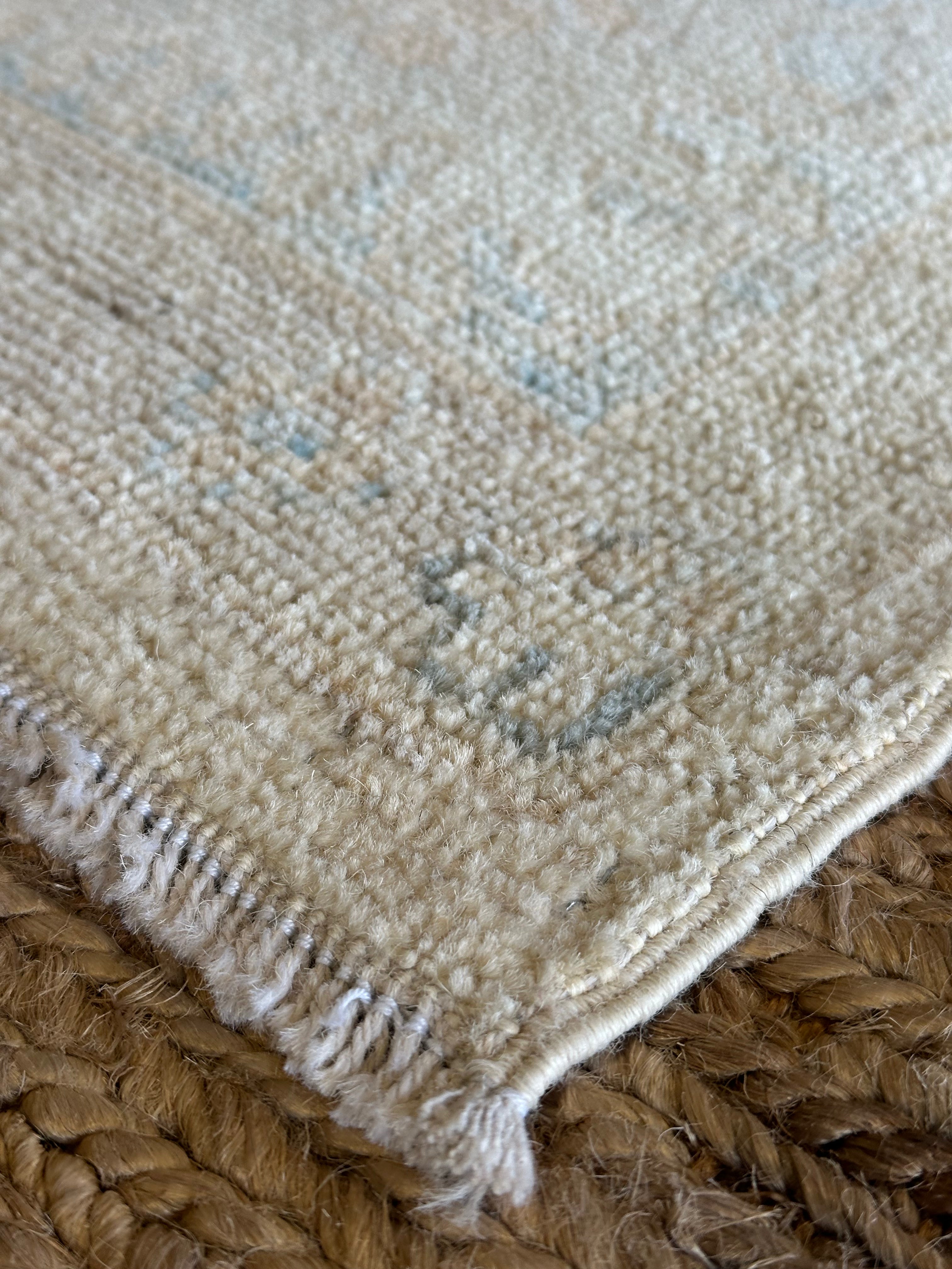 Jessica Irvine Drake 8.2x10 Cream Afghani Whitewashed Oushak