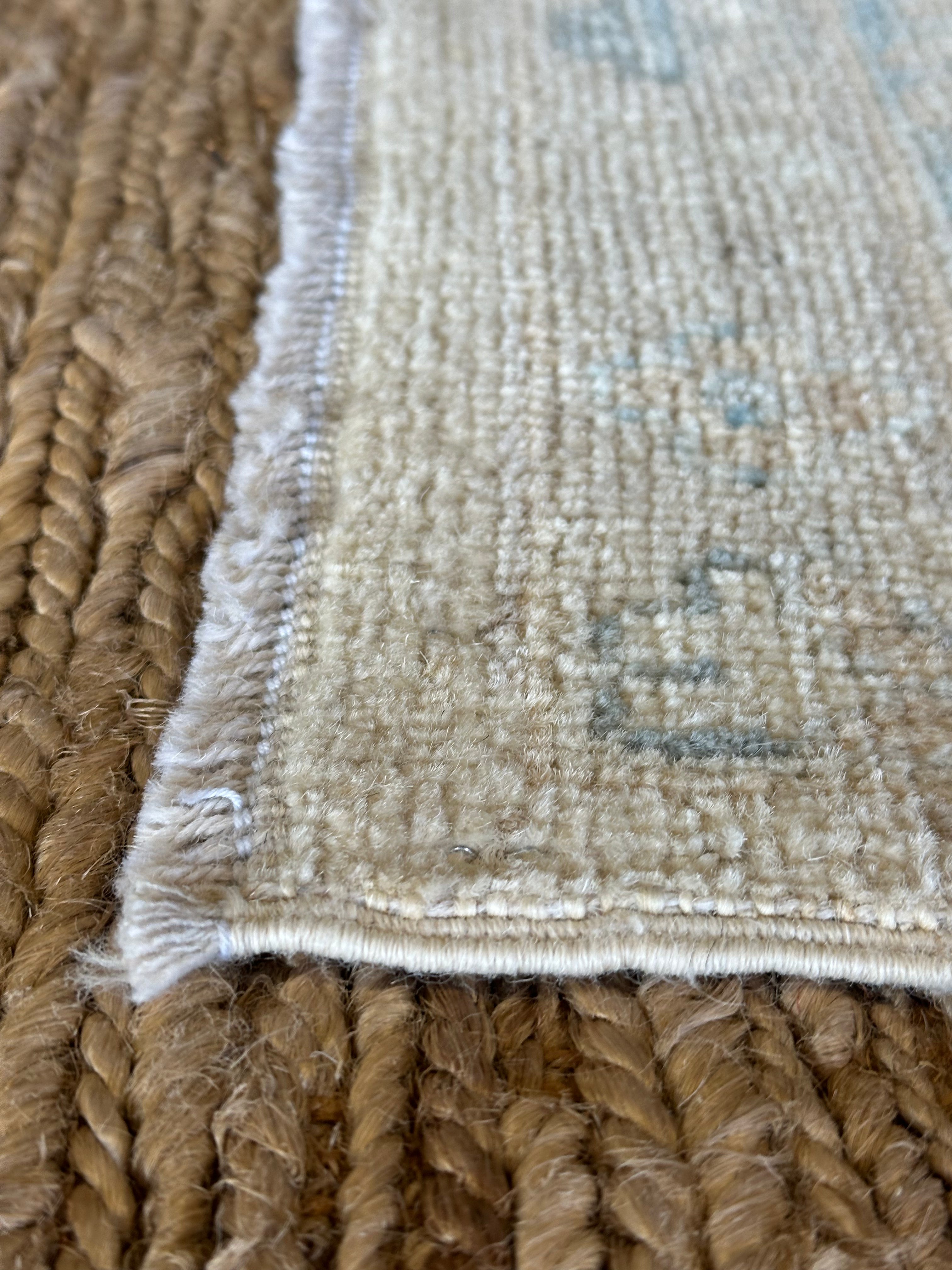 Jessica Irvine Drake 8.2x10 Cream Afghani Whitewashed Oushak