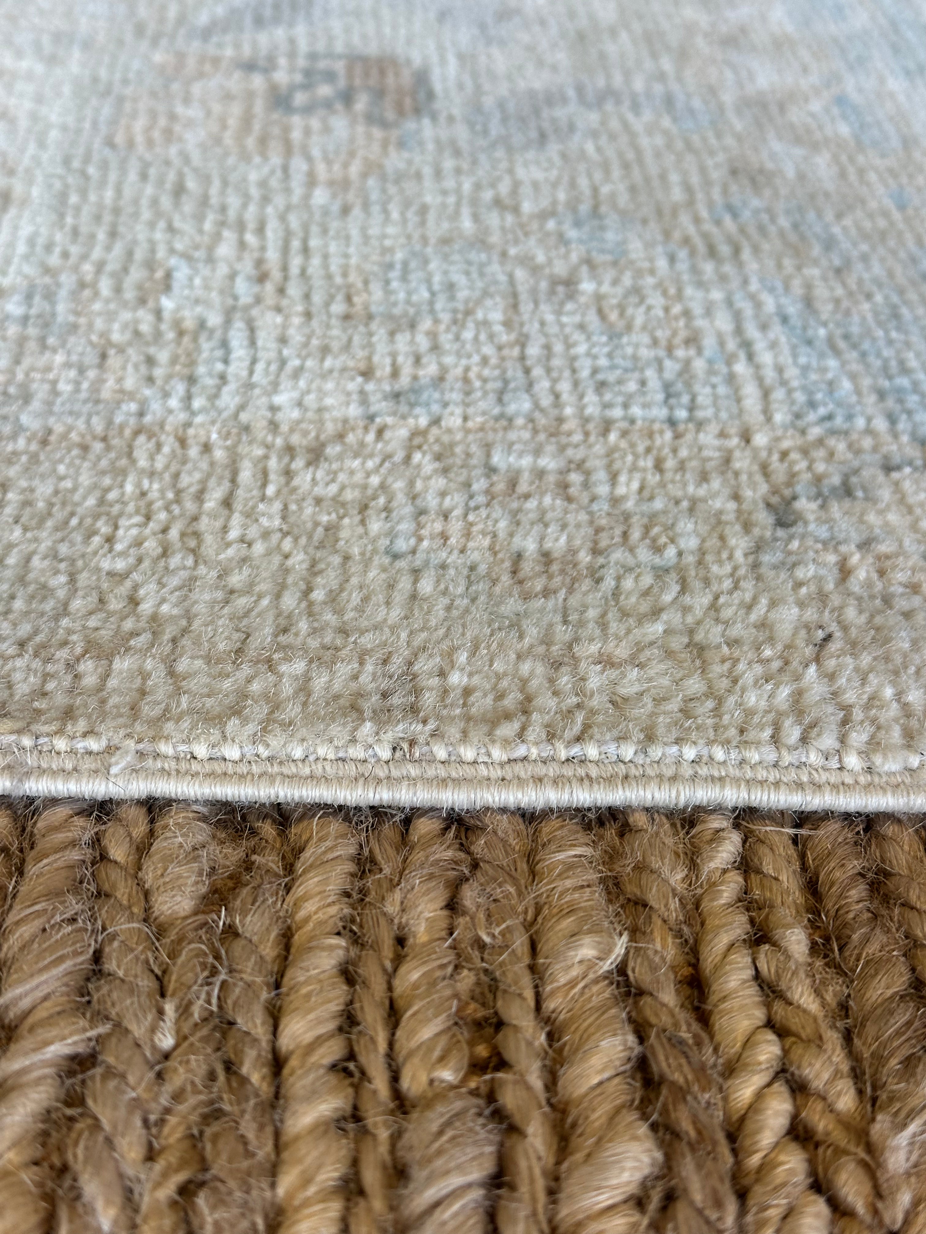 Jessica Irvine Drake 8.2x10 Cream Afghani Whitewashed Oushak