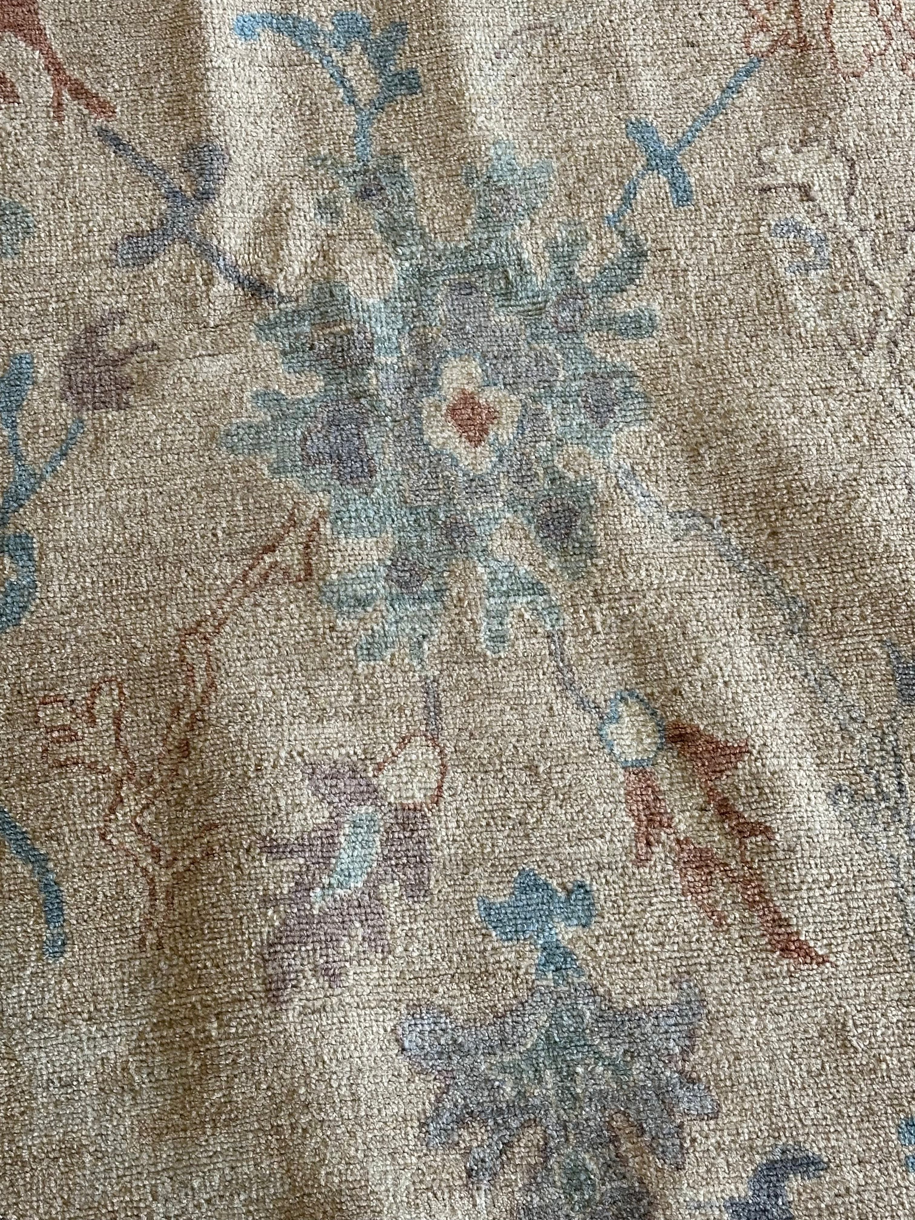 Molly B. Thomas 6.1x9 Cream Afghani Whitewashed Oushak