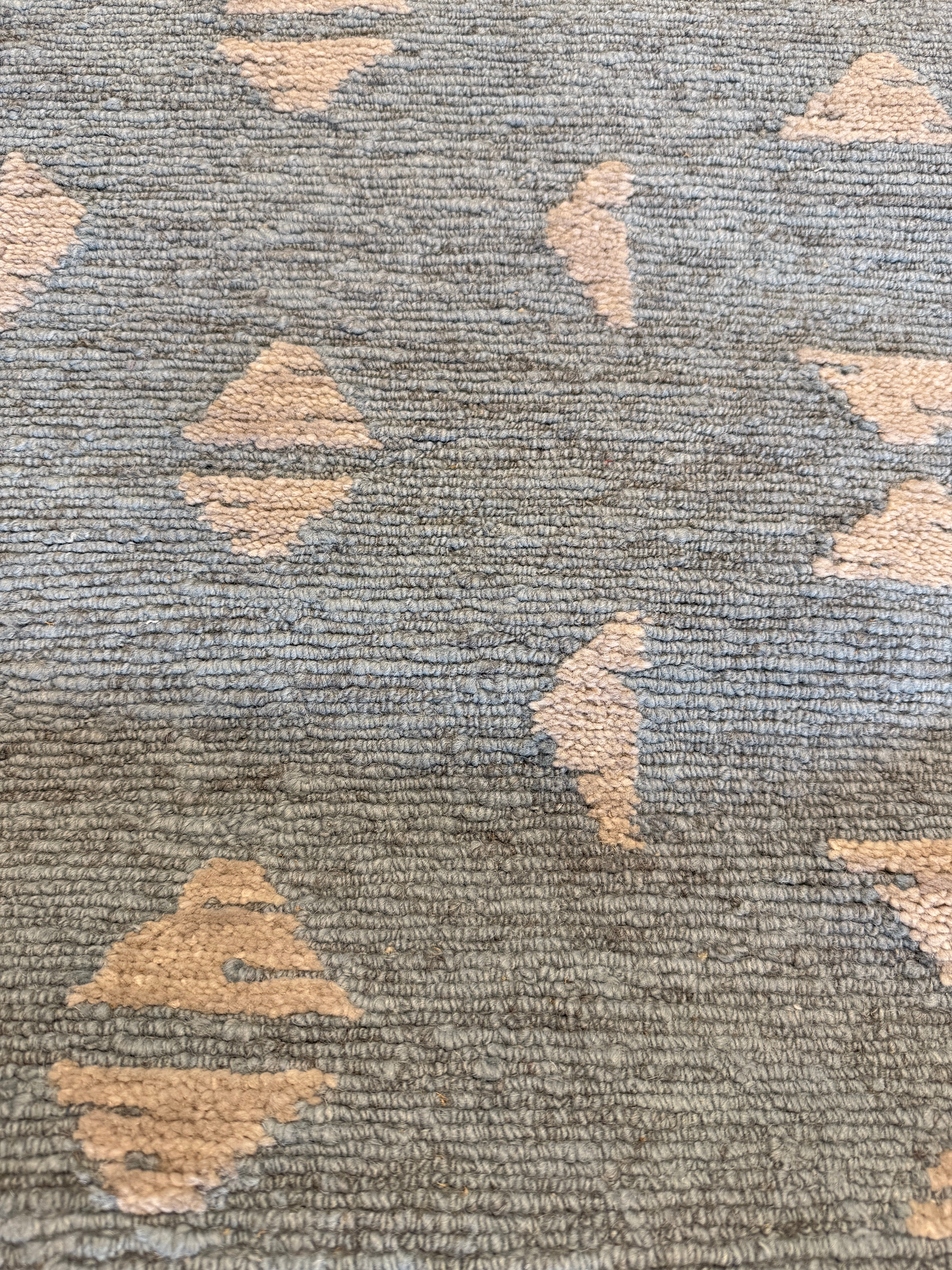 Michael O'Neill 8x9.9 Blue Hand-Knotted Modern Rug