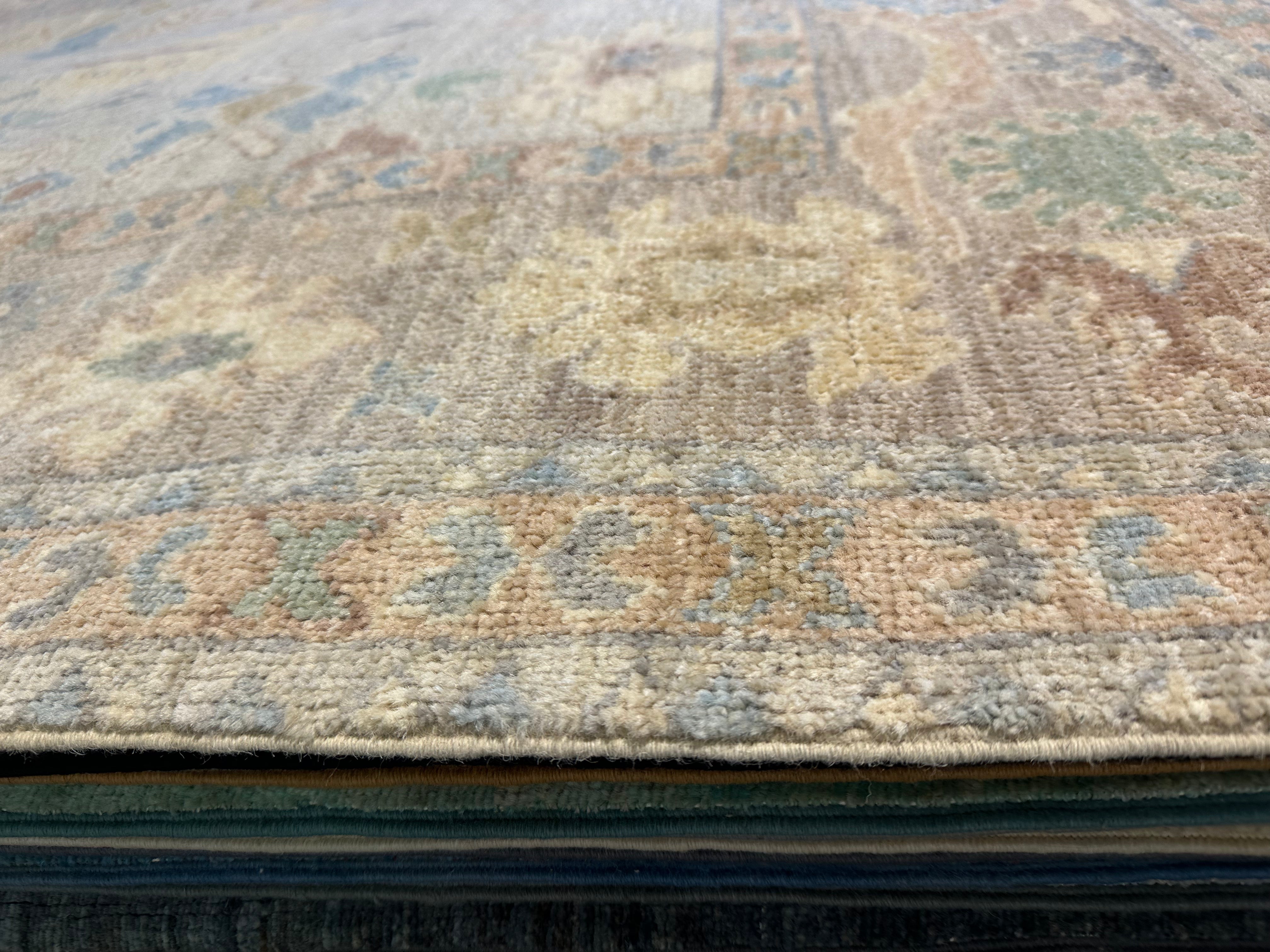Juliette Fassin 4.11x6.5 Afghani Whitewashed Oushak