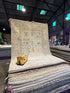 Juliette Fassin 4.11x6.5 Afghani Whitewashed Oushak