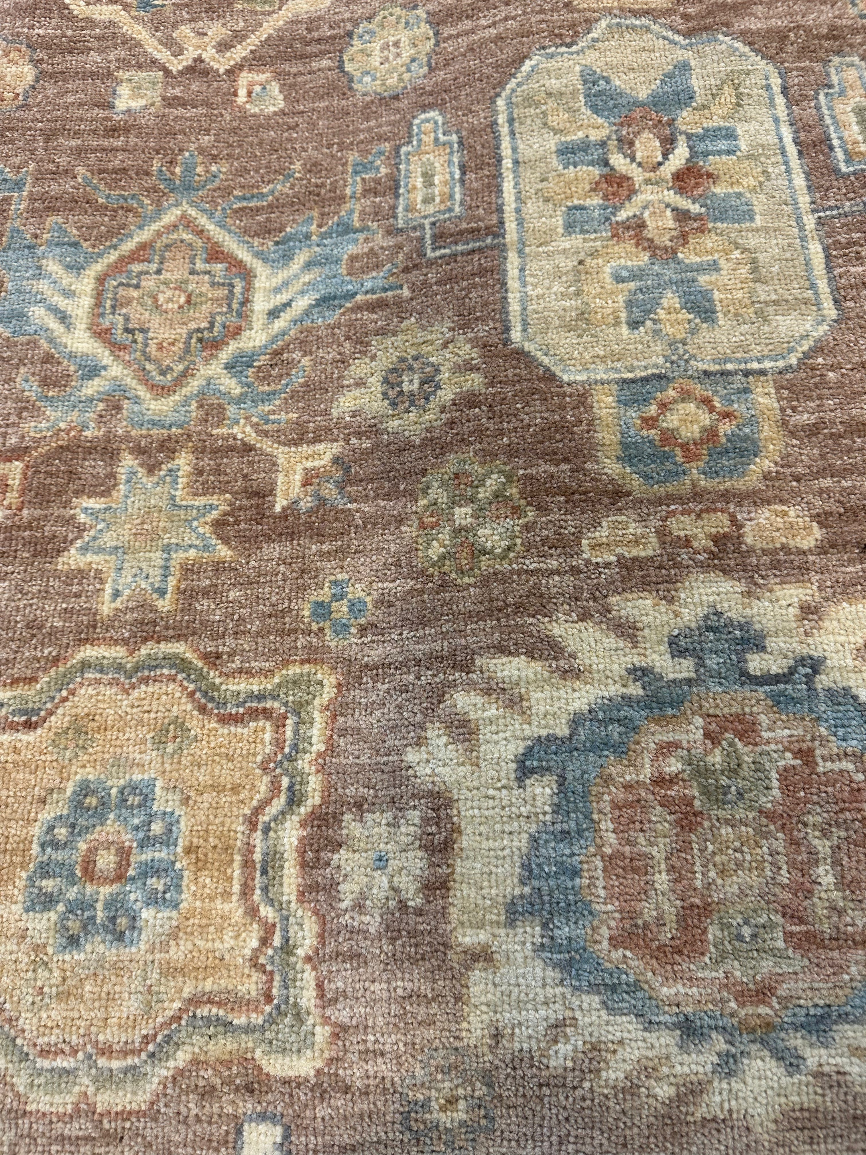 Lucy Buchanan 4.11x7.11 Afghani Colorful Oushak
