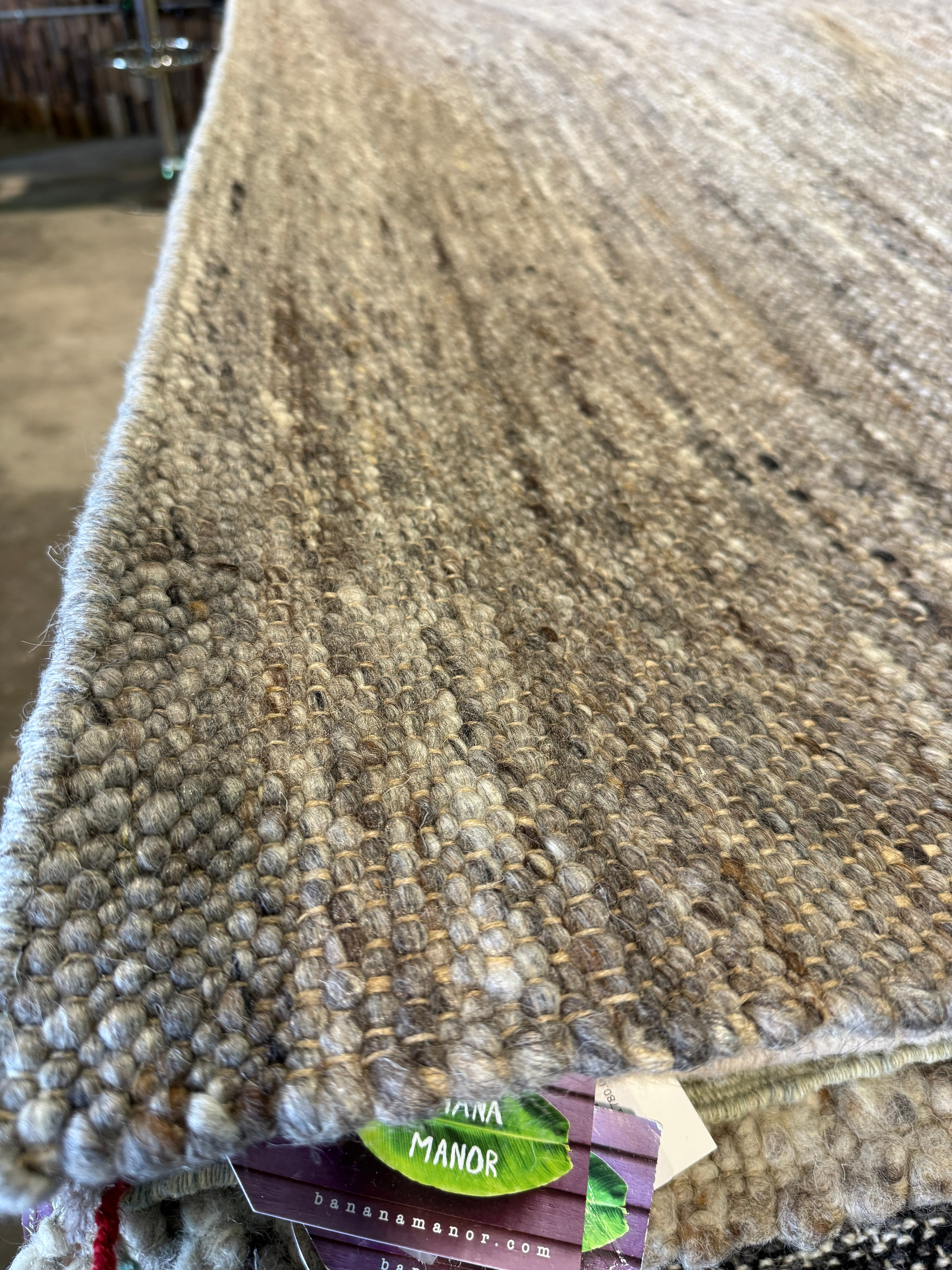 Brandon Goss 6.6x9.6 Grey Handwoven Modern Rug