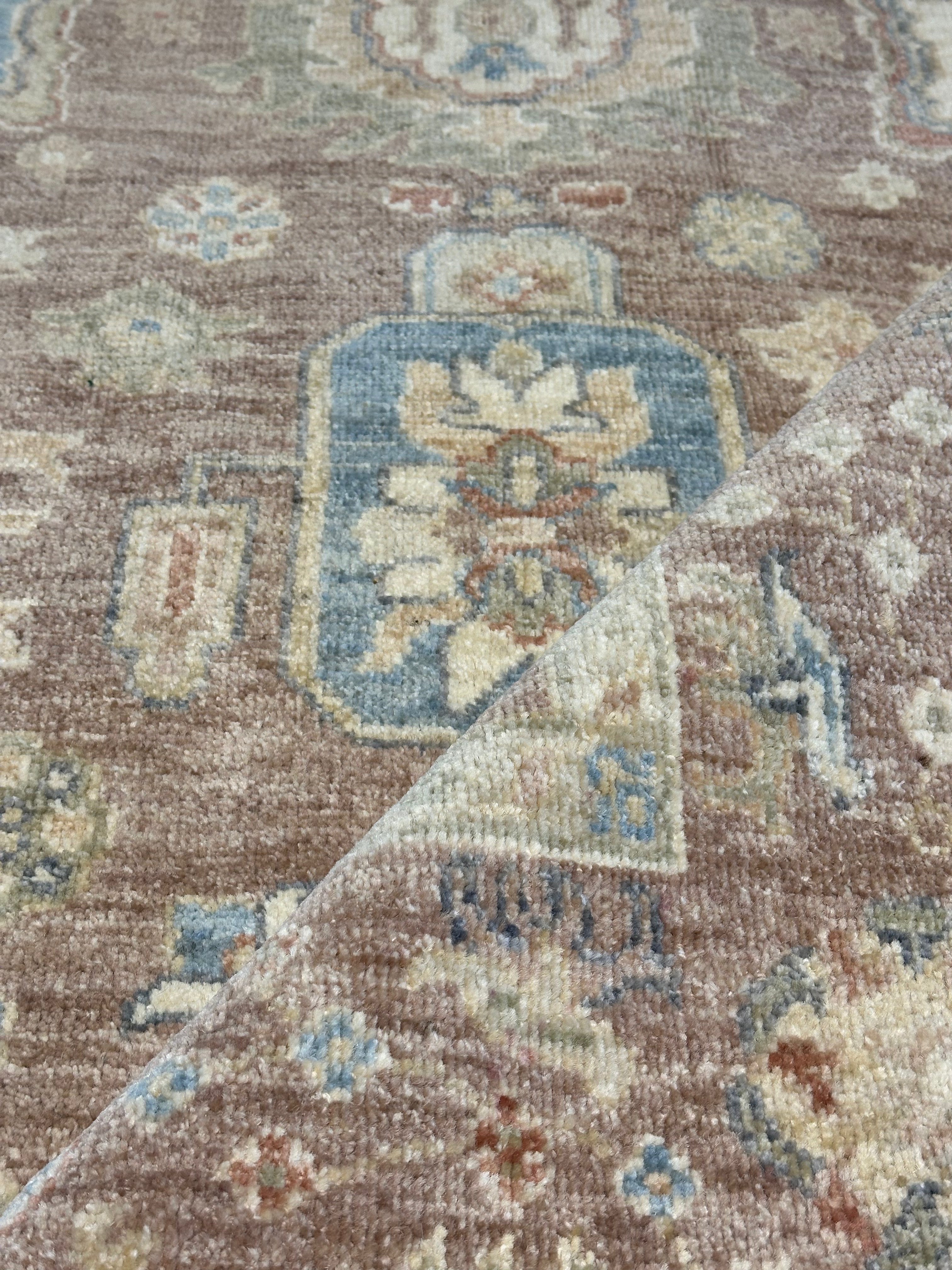 Lucy Buchanan 4.11x7.11 Afghani Colorful Oushak