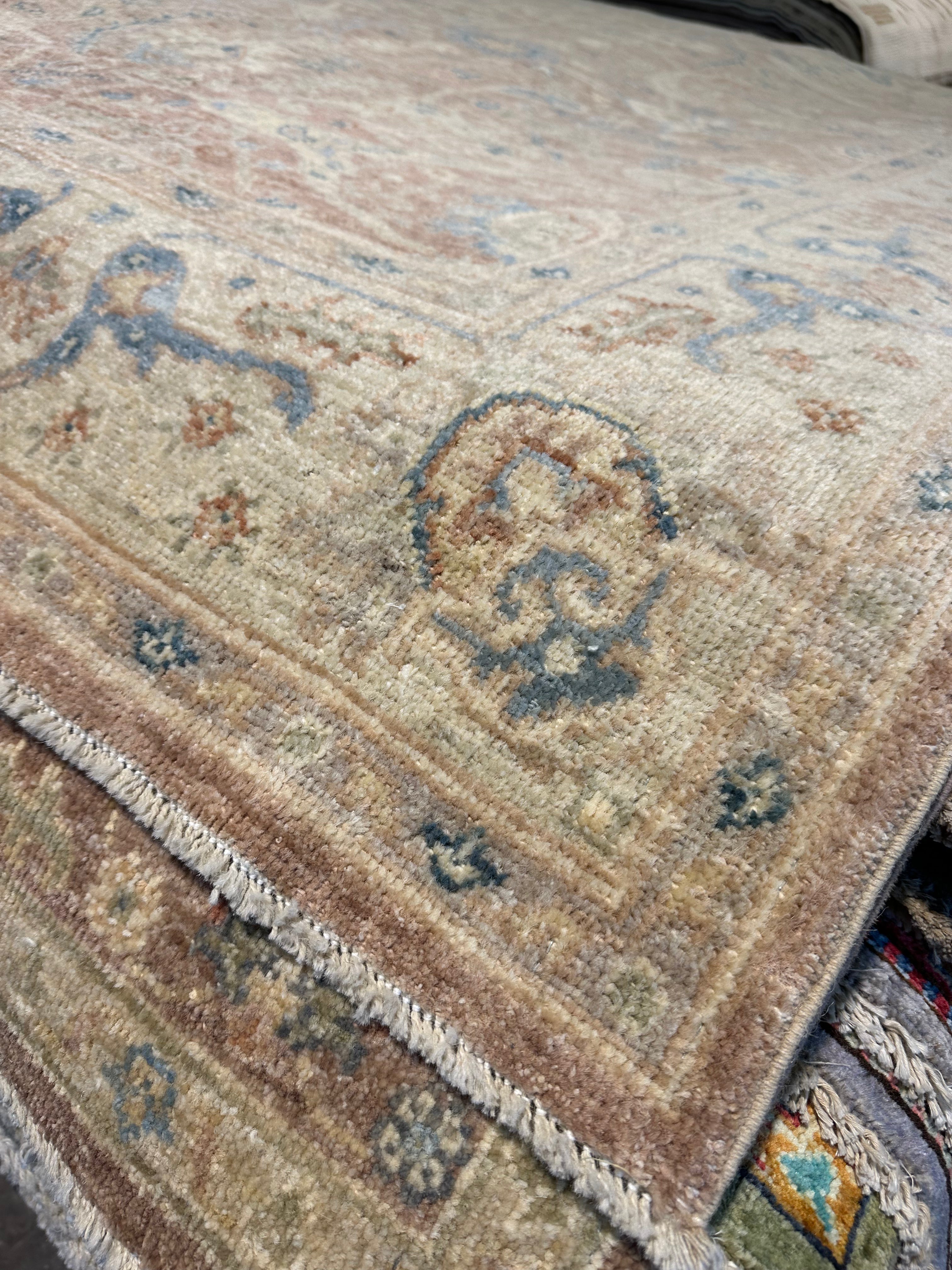 Michela Negretto 4.11x6.6 Afghani Colorful Oushak