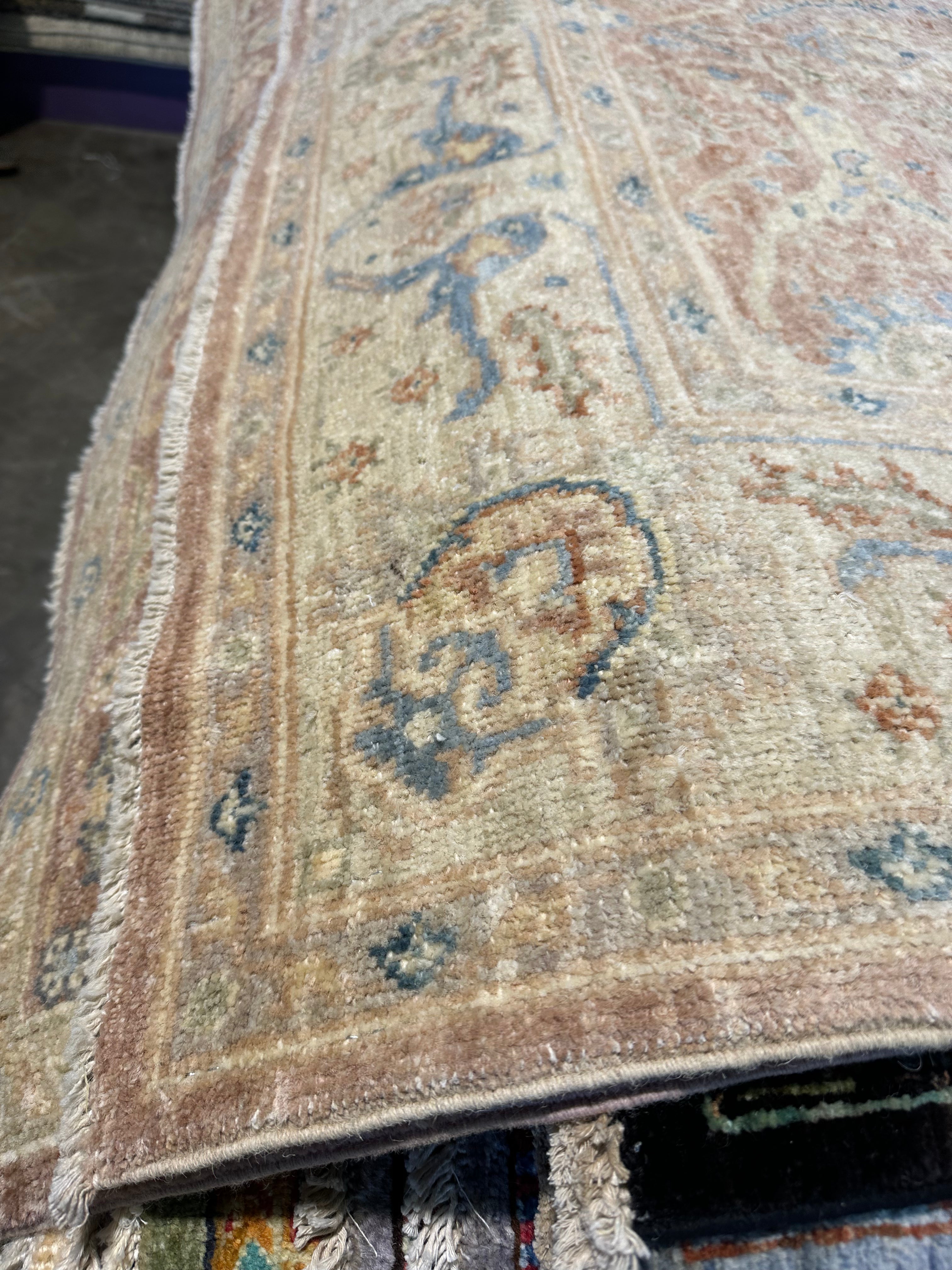 Michela Negretto 4.11x6.6 Afghani Colorful Oushak