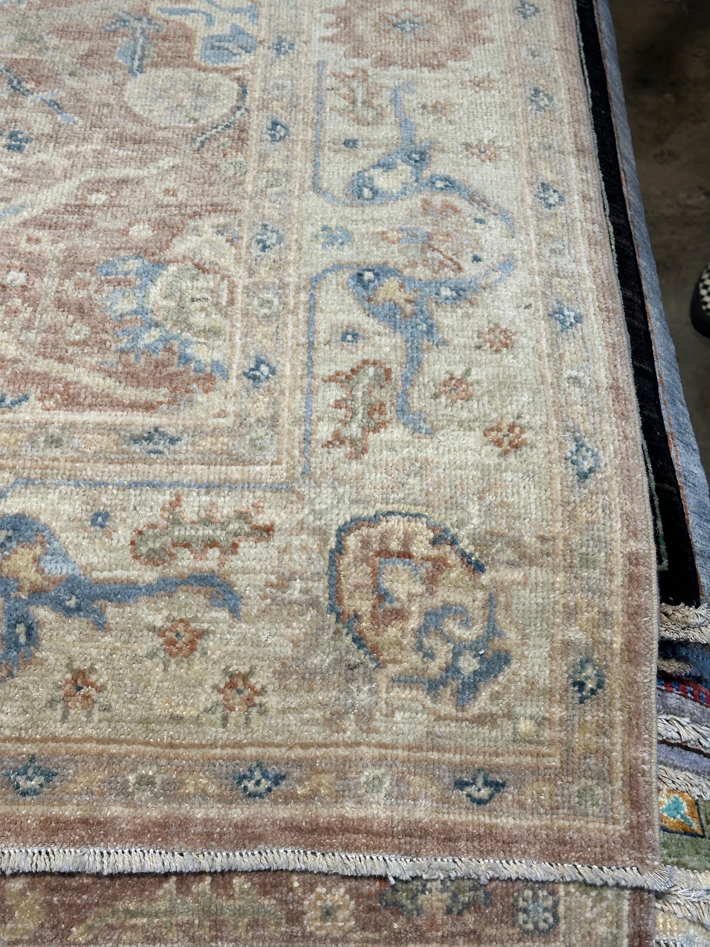 Michela Negretto 4.11x6.6 Afghani Colorful Oushak