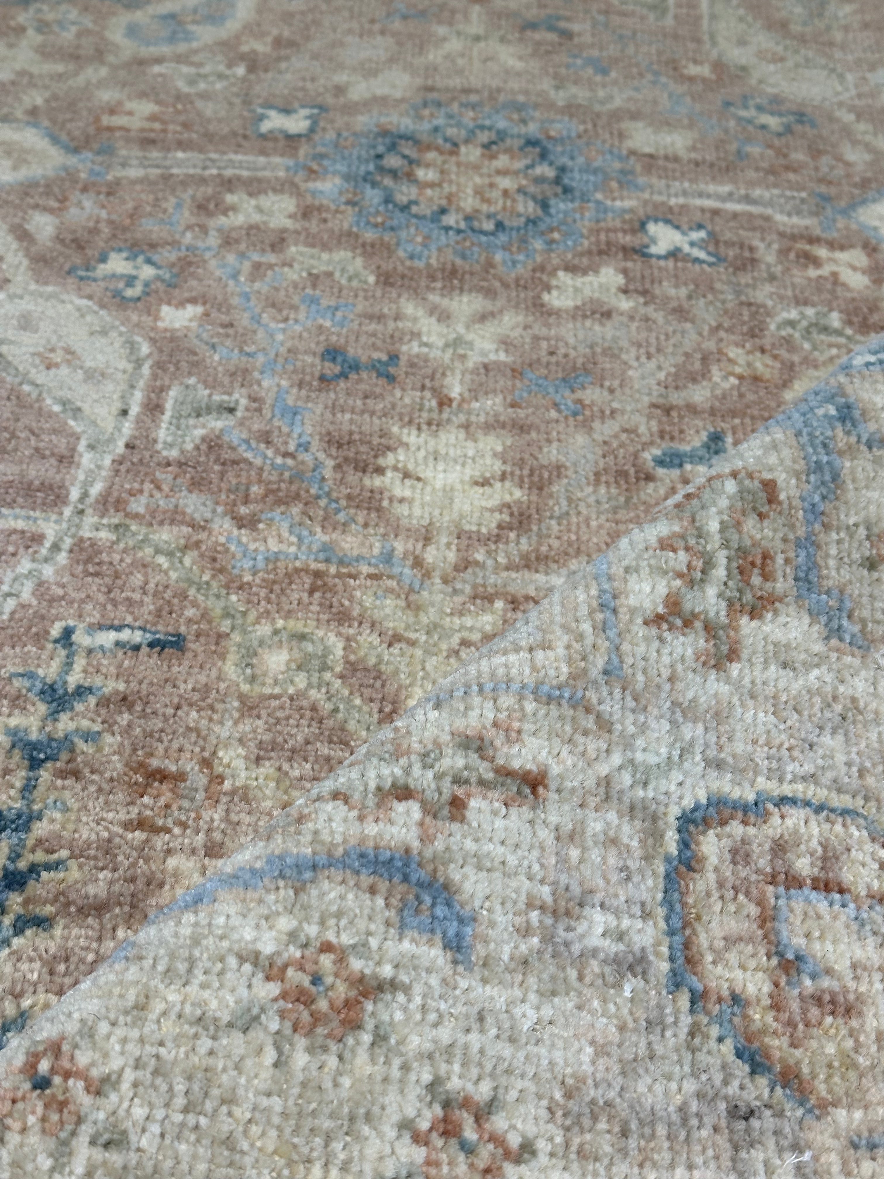 Michela Negretto 4.11x6.6 Afghani Colorful Oushak