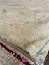 Michelle Foard 10x13.10 Blue Afghani Whitewashed Oushak