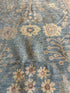 Jamie Guyer 6.1x9 Blue Afghani Whitewashed Oushak