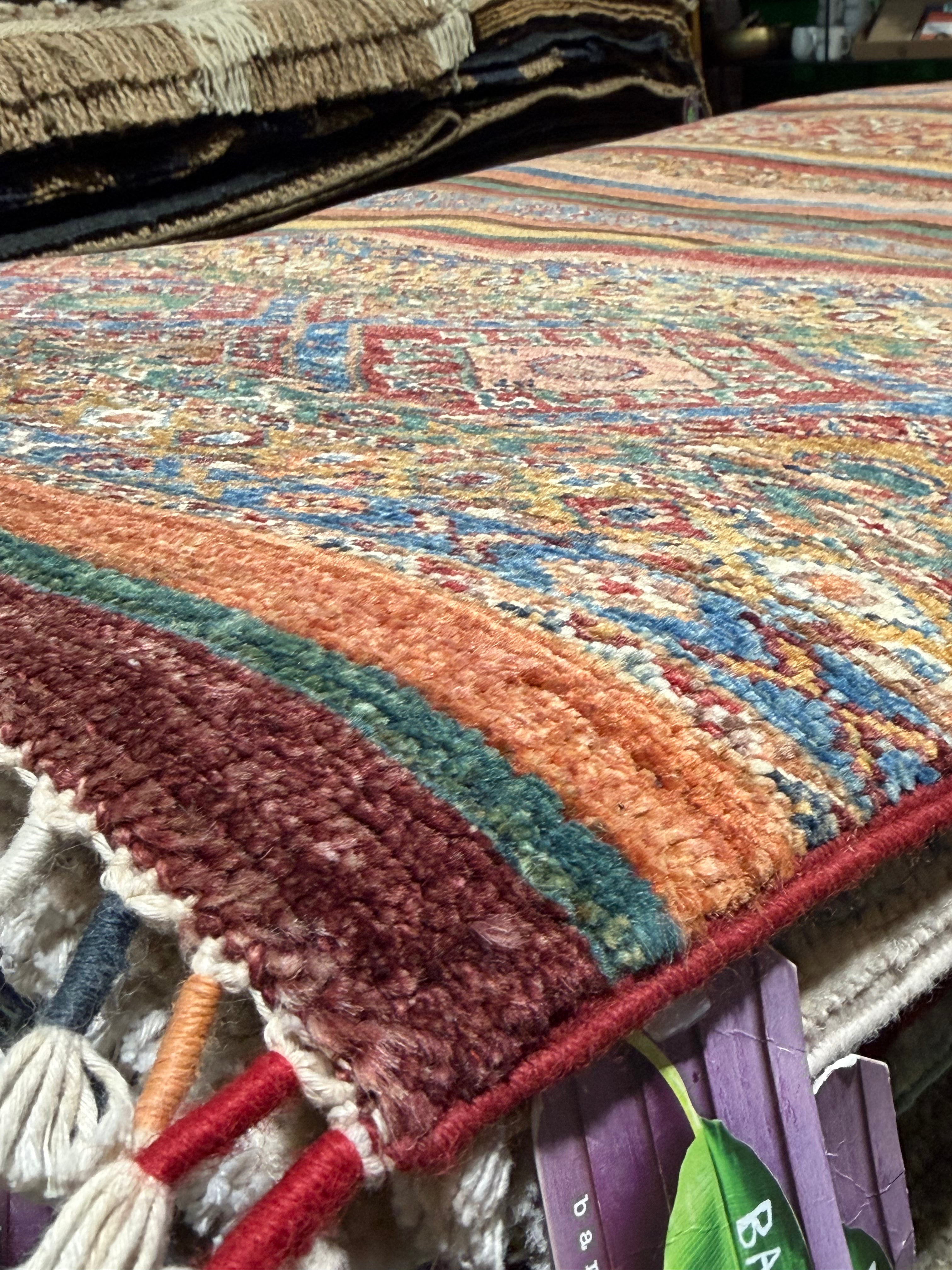 Marin Ireland 2.11x7.10 Orange Afghani Khorjin Runner