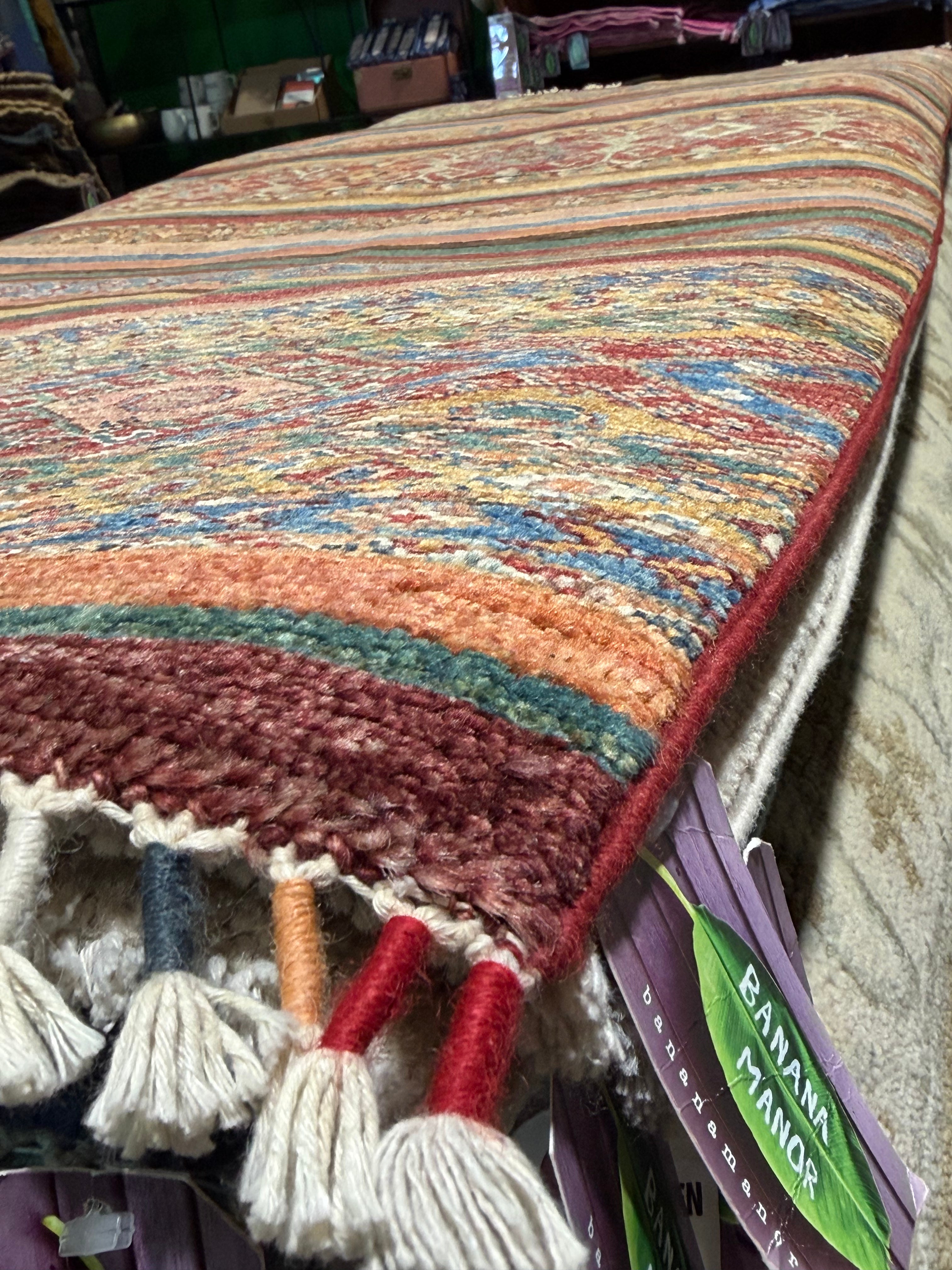 Marin Ireland 2.11x7.10 Orange Afghani Khorjin Runner