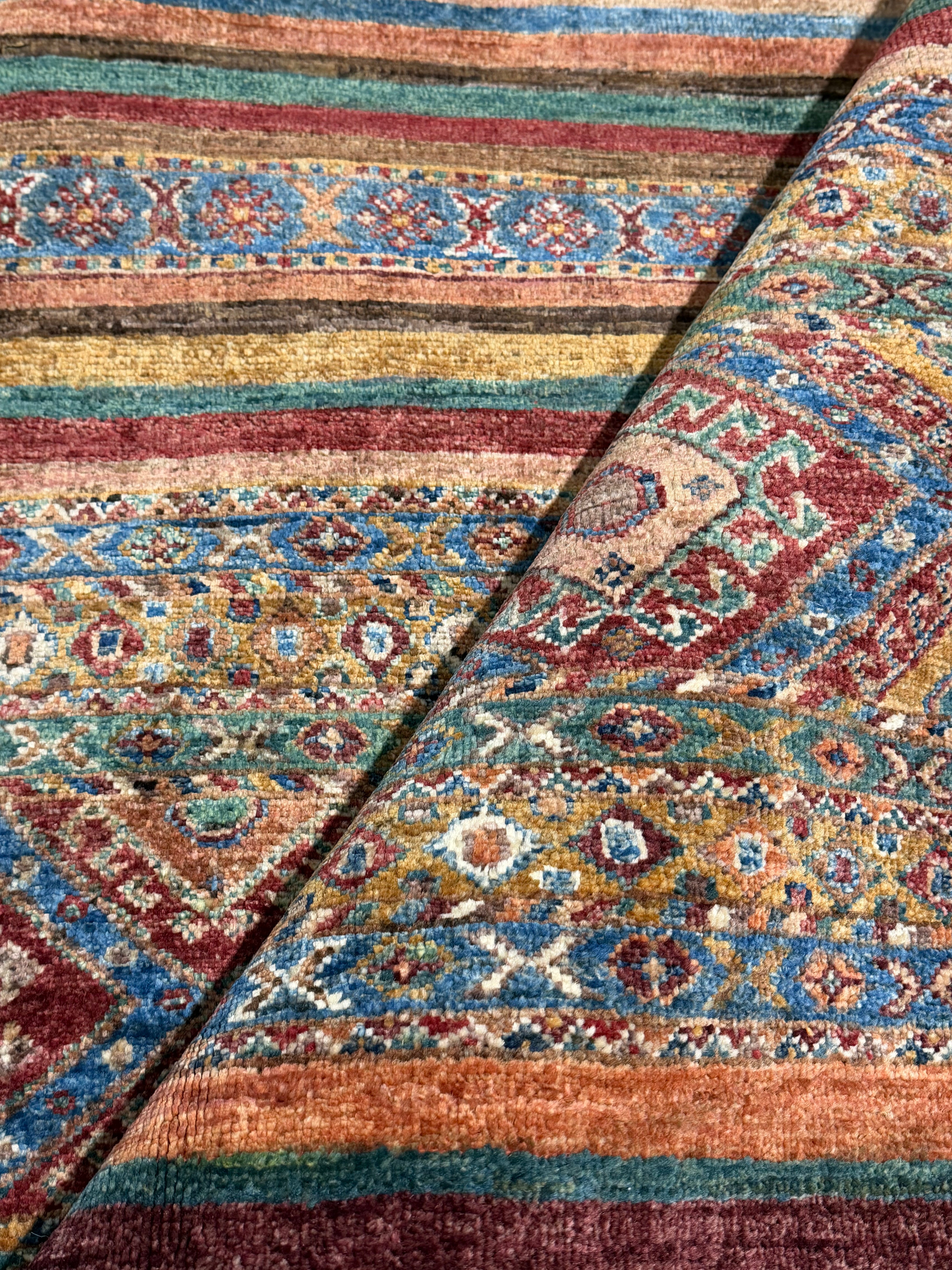 Marin Ireland 2.11x7.10 Orange Afghani Khorjin Runner